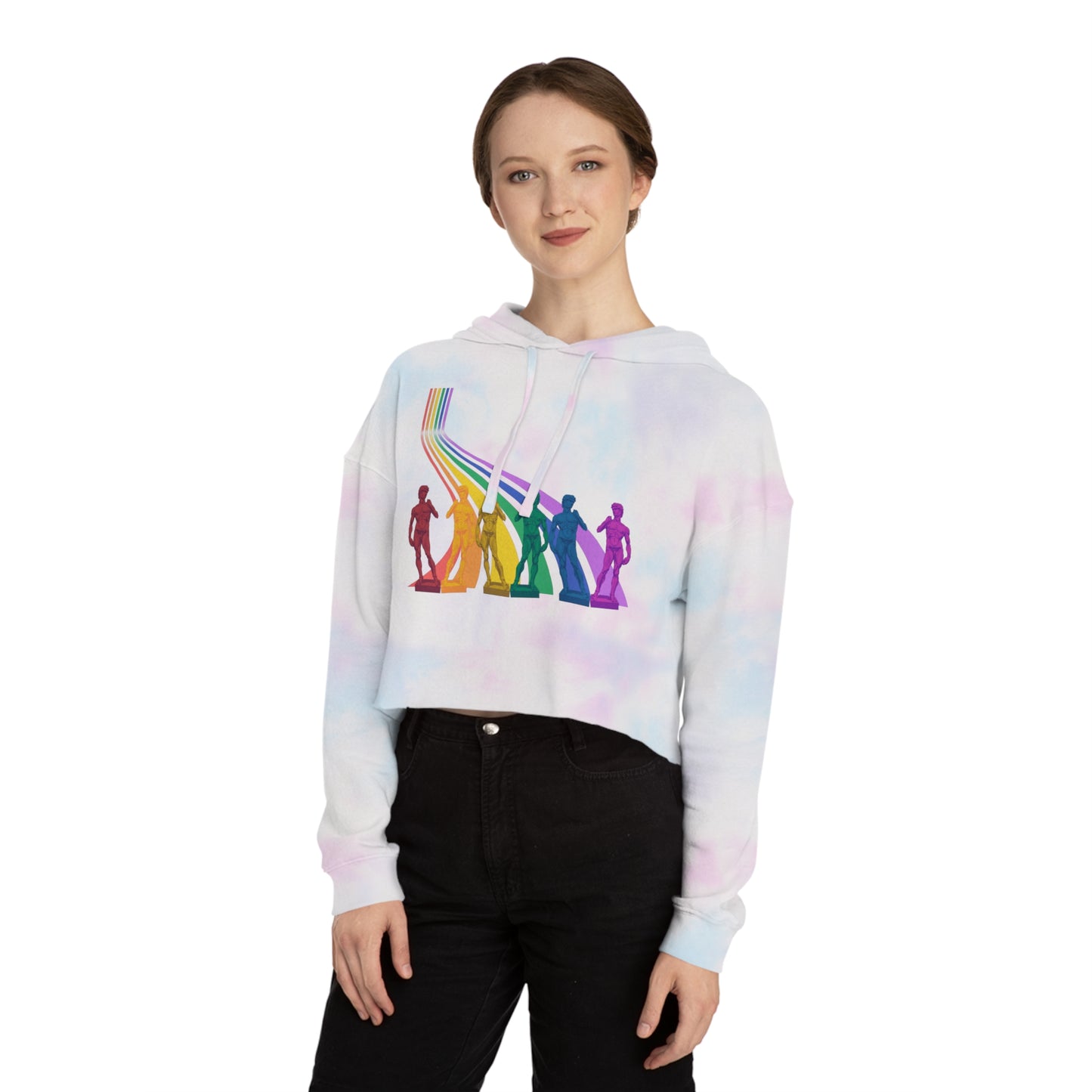 Davey Pride Women’s Cropped Hooded Sweatshirt