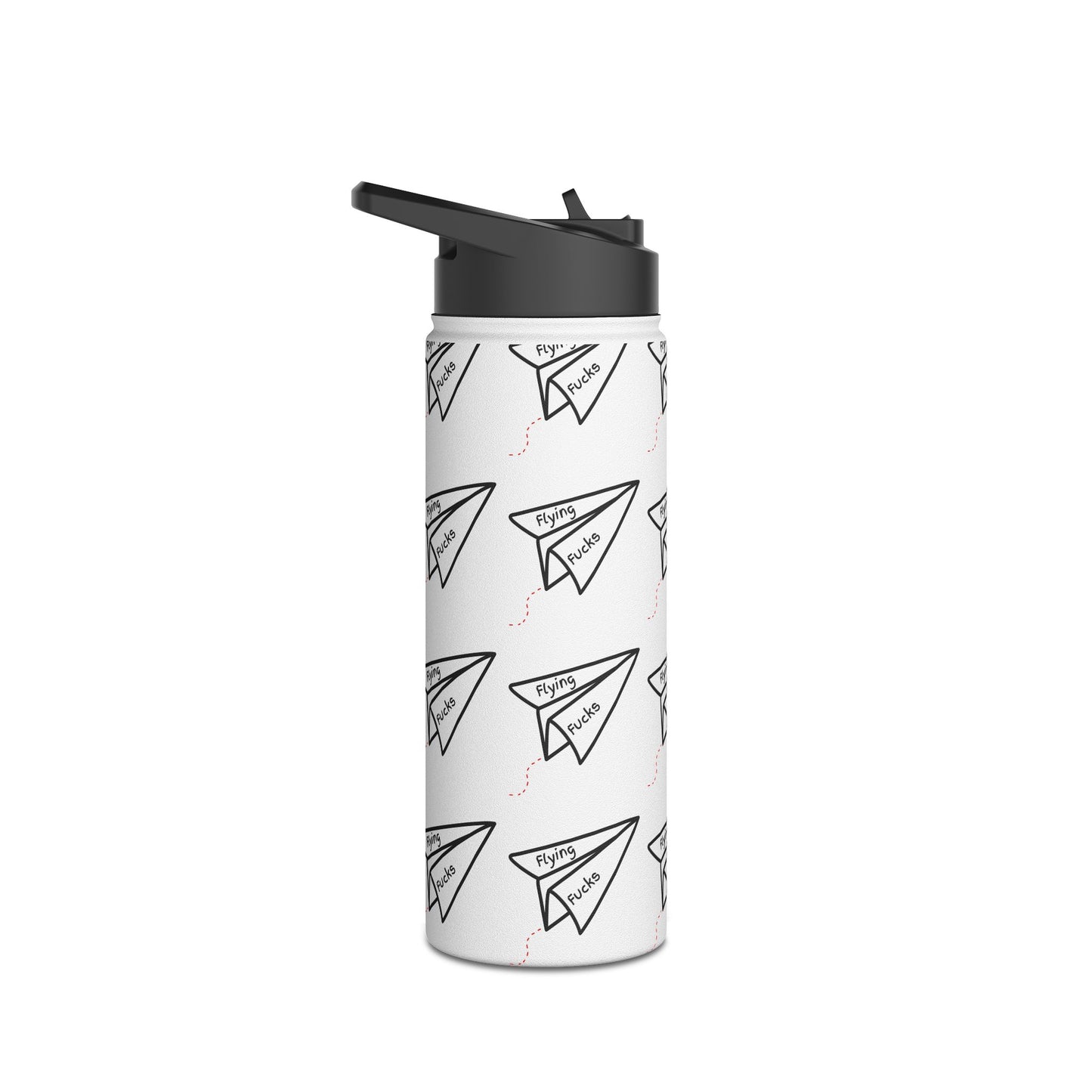 Flying Friggs Stainless Steel Water Bottle, Standard Lid