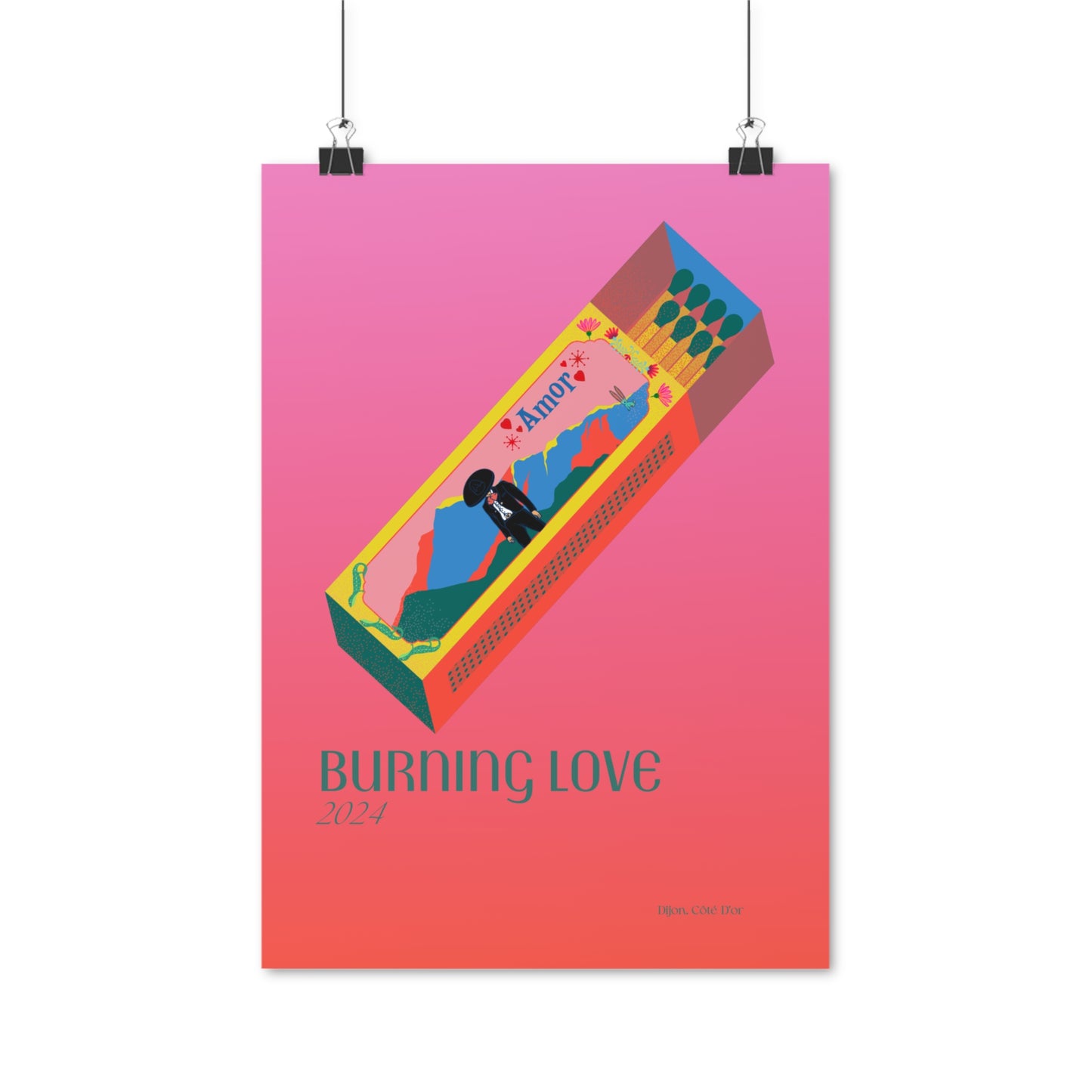 Burning Love Vertical Posters EU