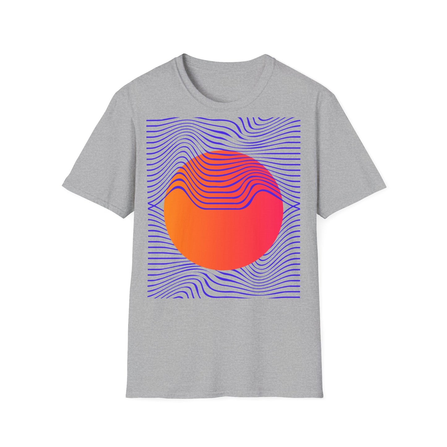 Camiseta unisex Waves Softstyle de la UE