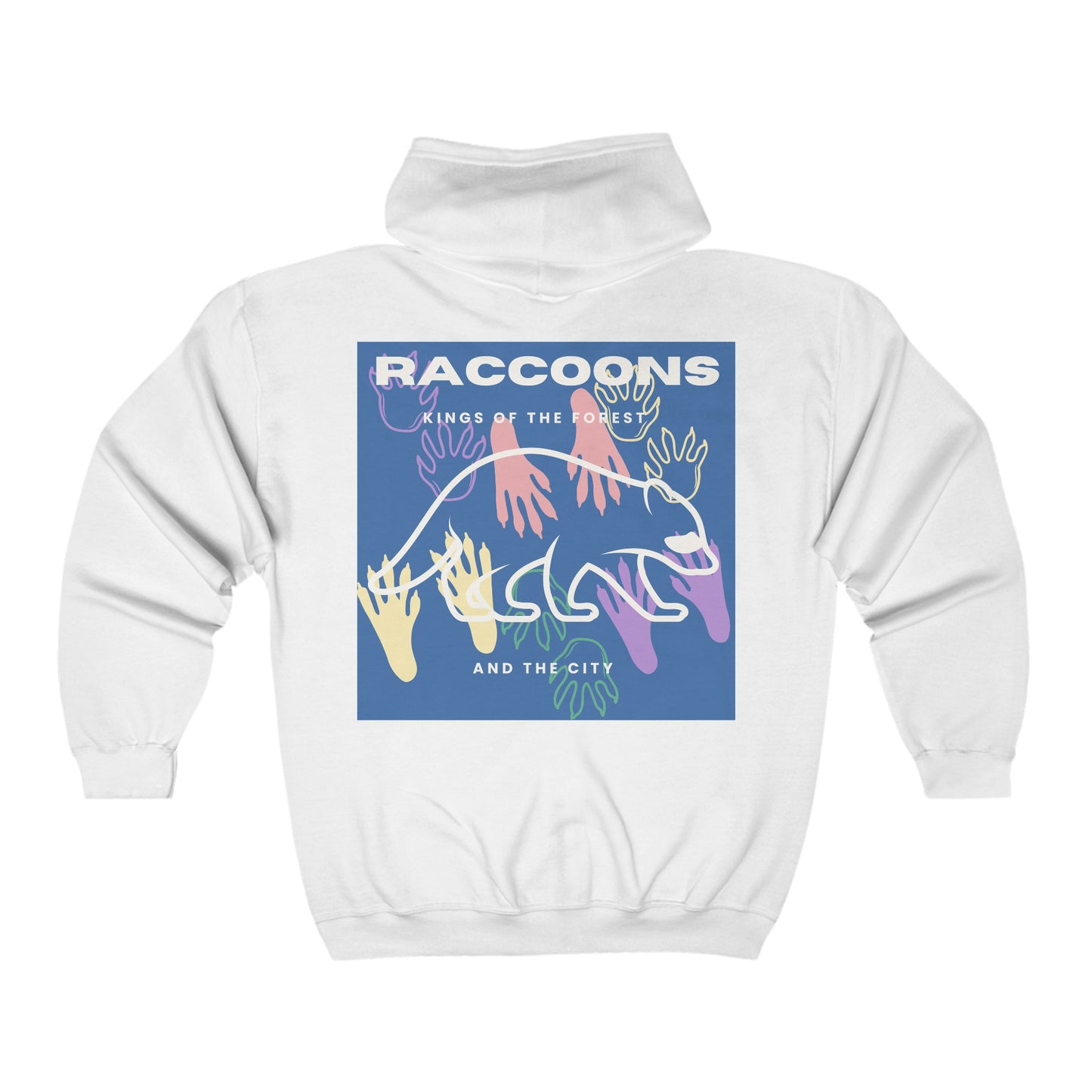 Kings of City Forest Raccoons Unisex Heavy Blend™ Full Zip Hooded Sweatshirt EU