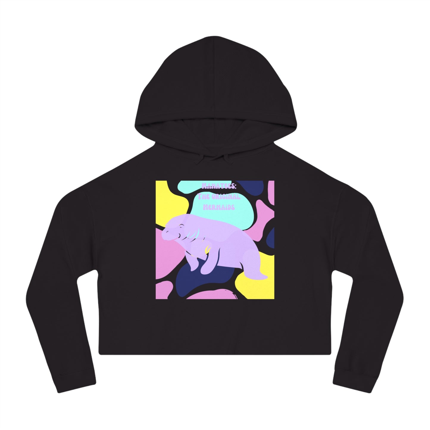 The Original Mermaid Manatee Crop Hoodie