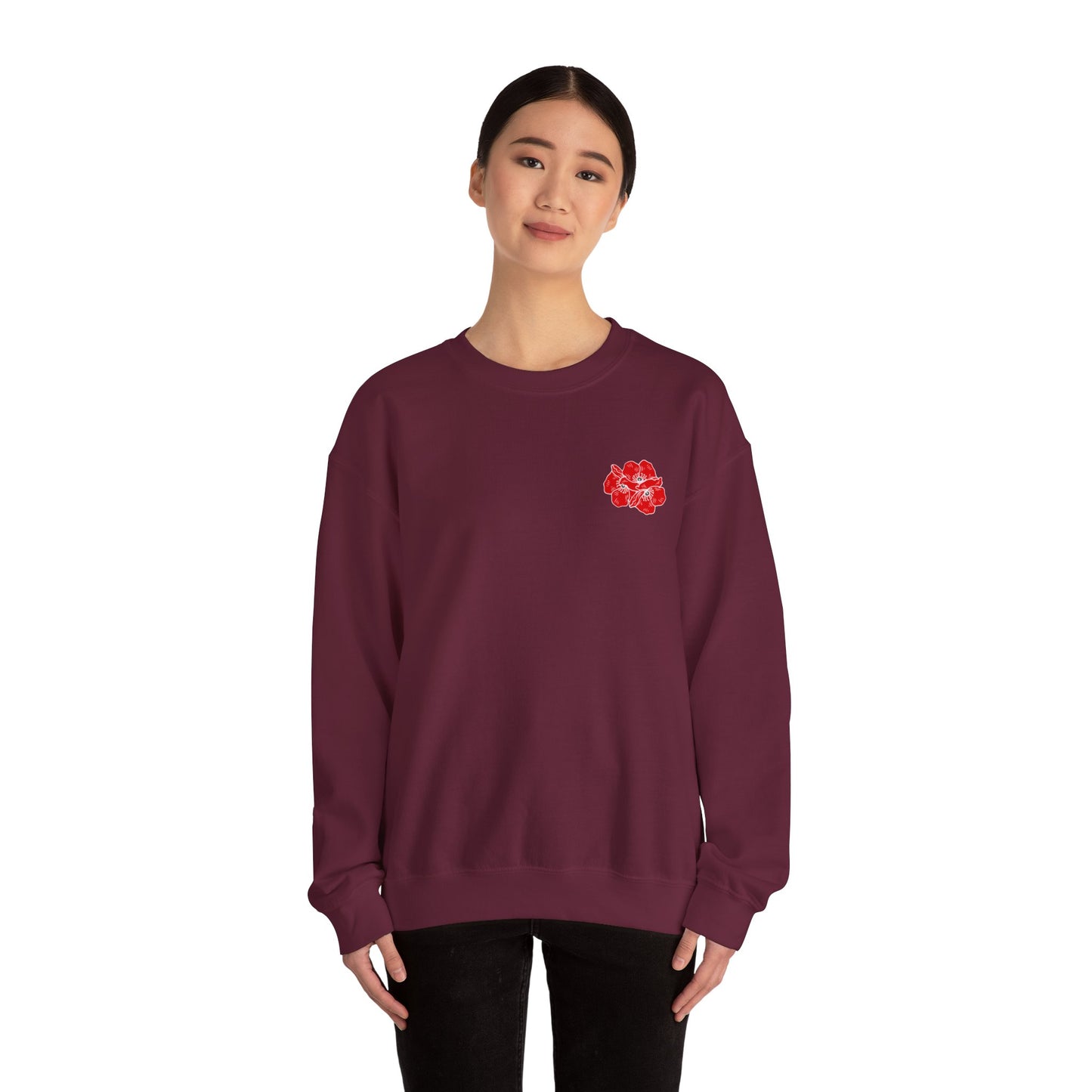 Poppies Unisex Heavy Blend™ Crewneck Sweatshirt