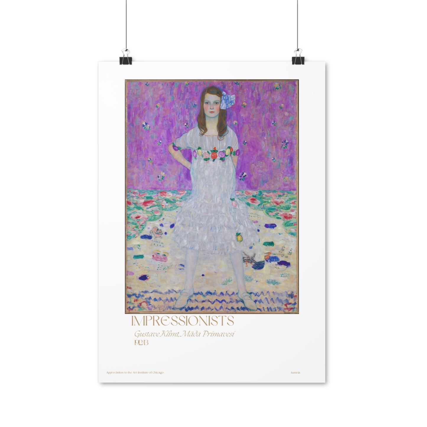 Gustave Klimt, Mäda Primavesi 1923/13 Vertical Poster EU