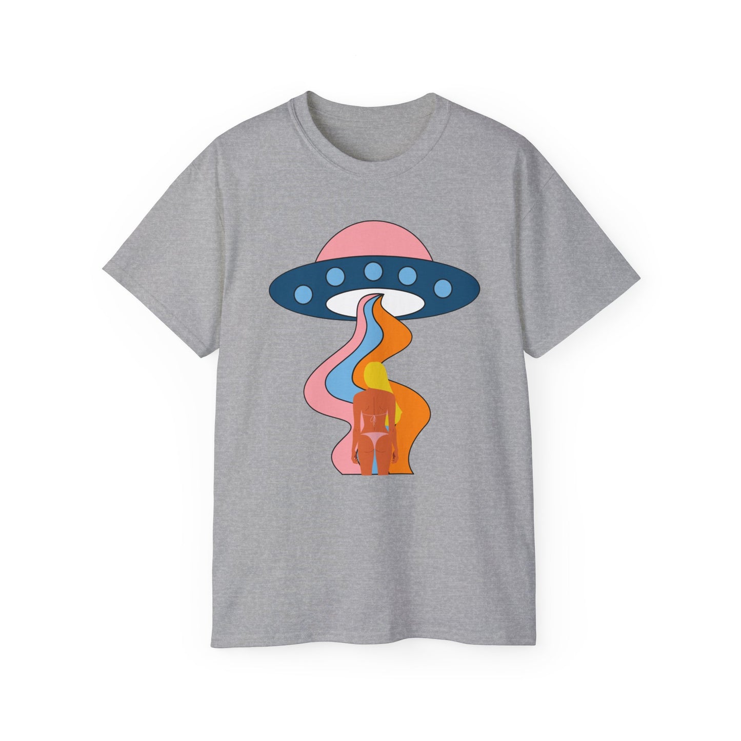 Camiseta unisex de algodón ultrafino Bikini Abduction 