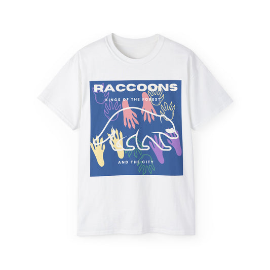 Camiseta unisex de algodón ultra fino Kings of City Forest Raccoons 