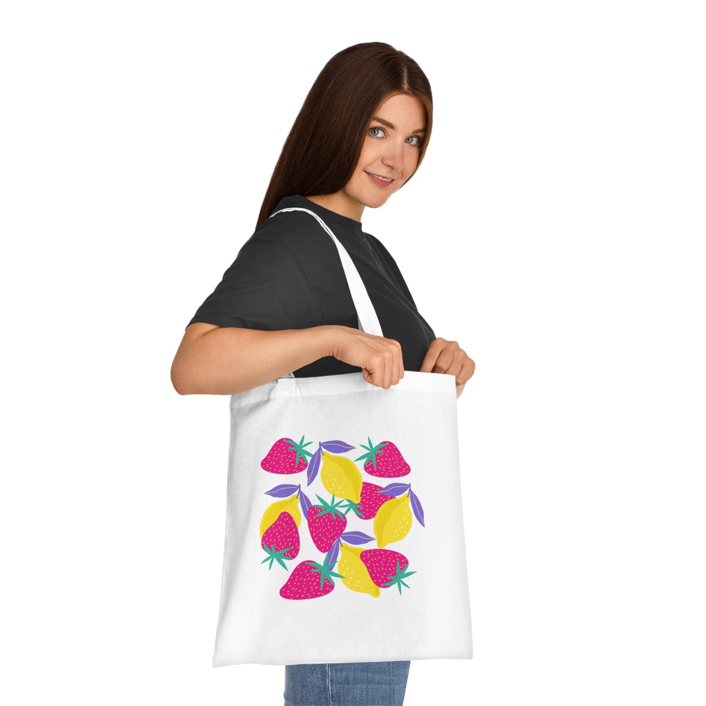 Lemons & Strawberries Tote Bag EU