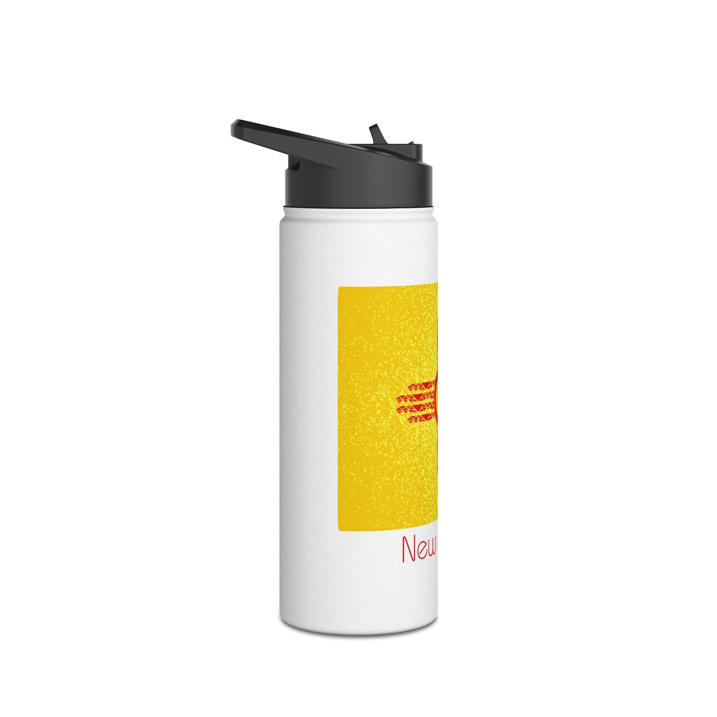 Modern New Mexico Stainless Steel Water Bottle, Standard Lid