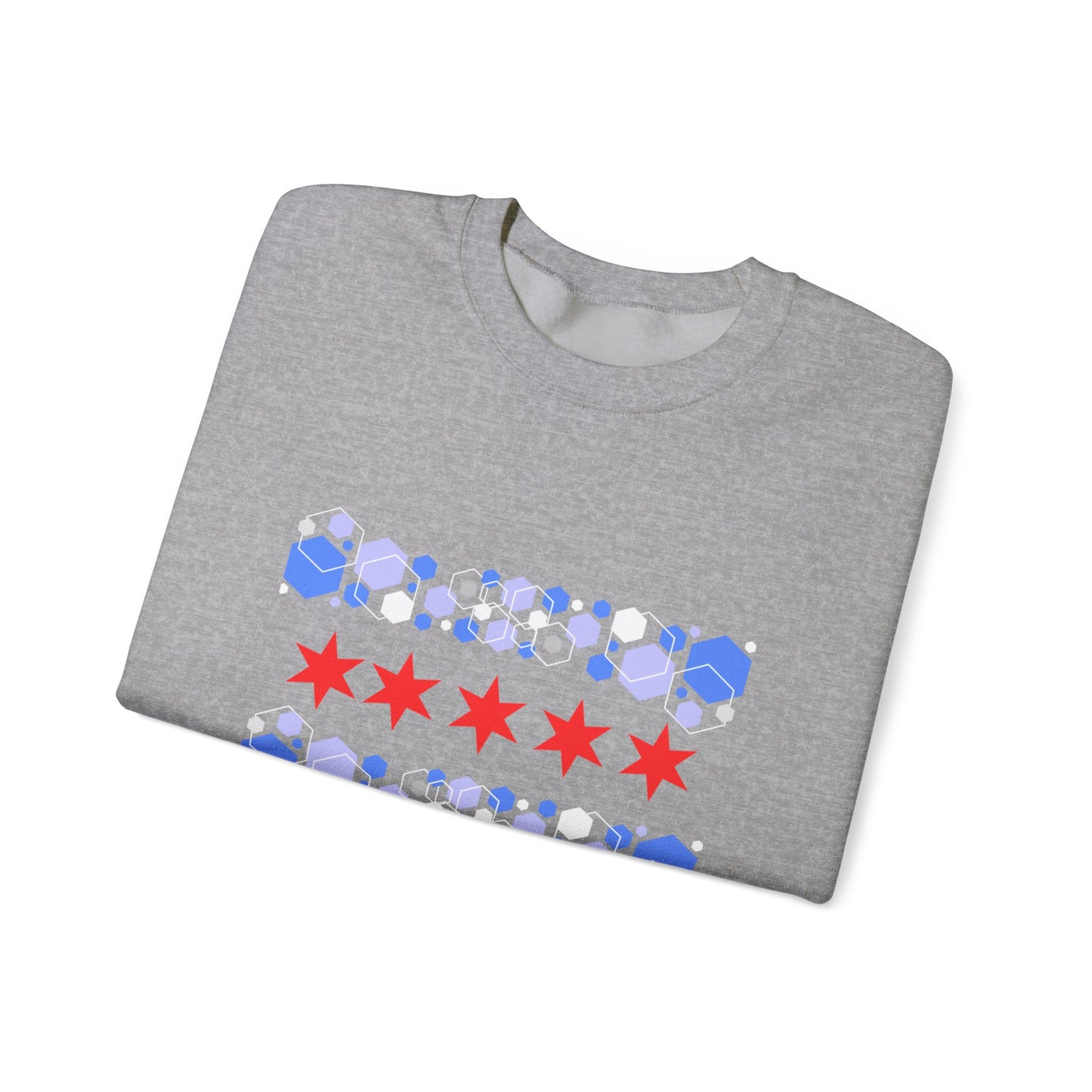 Sudadera unisex con cuello redondo Modern Chicago Heavy Blend™