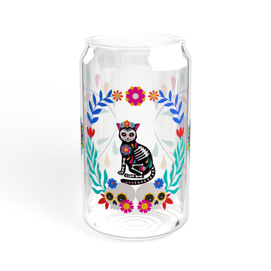 Dia de la Kitty Sipper Glass, 16oz