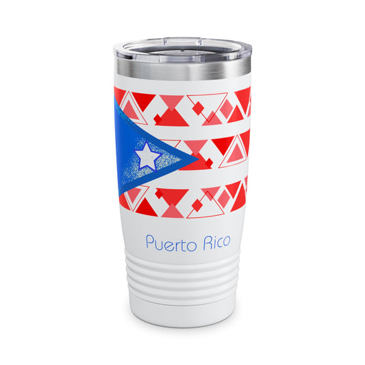 Modern Puerto Rico Ringneck Tumbler, 20oz