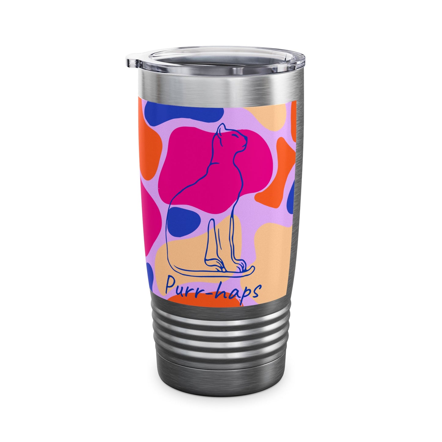 Purr-haps Cat Ringneck Tumbler, 20oz