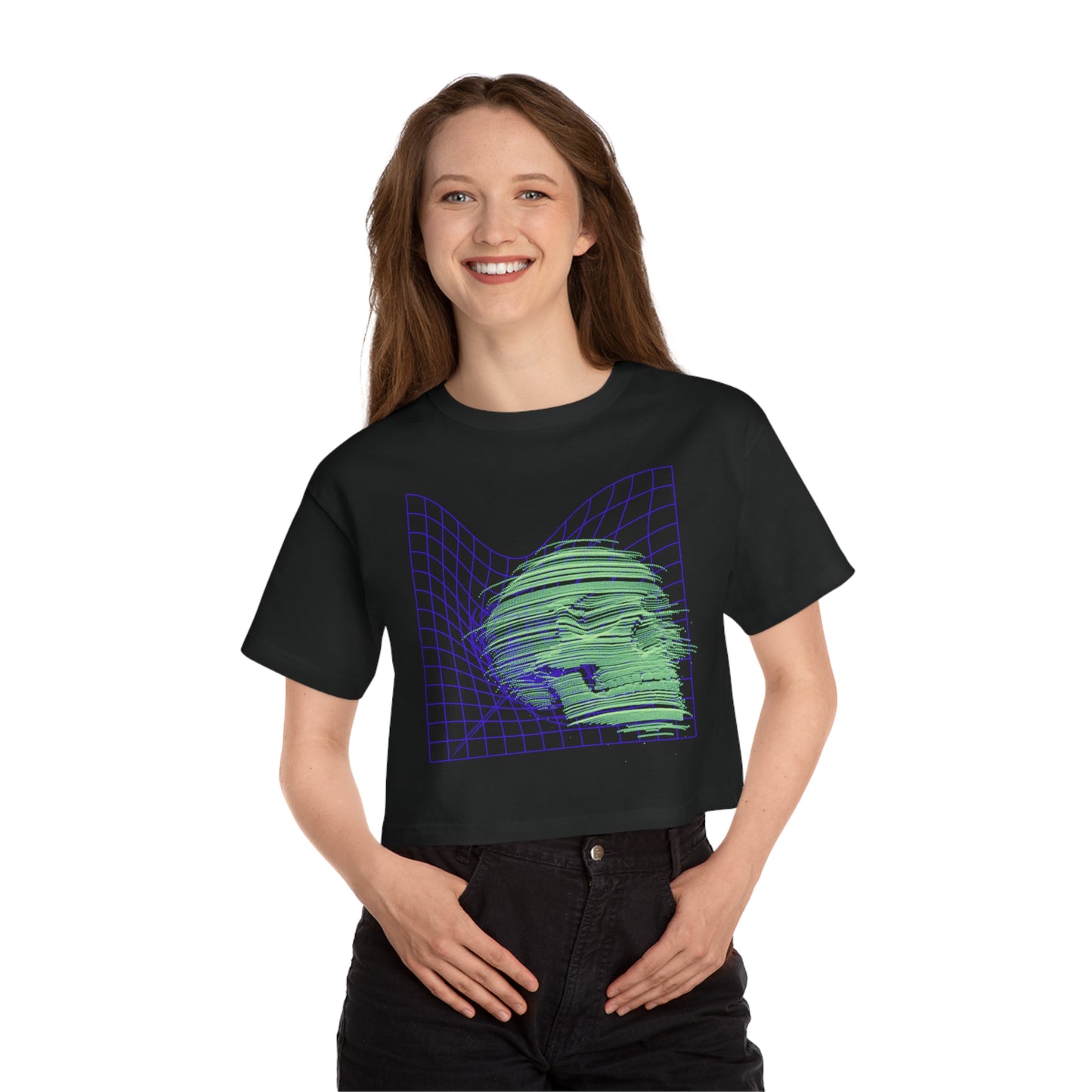 Time and Space Champion Women's Heritage Cropped T-Shirt