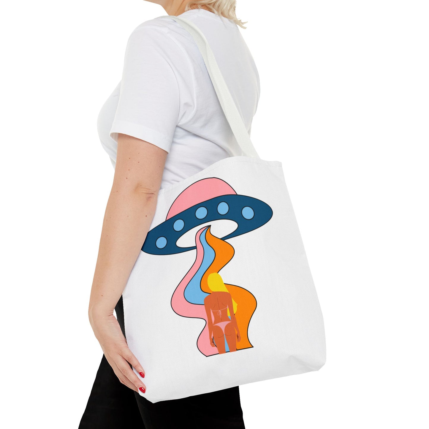 Bikini Abduction Tote Bag