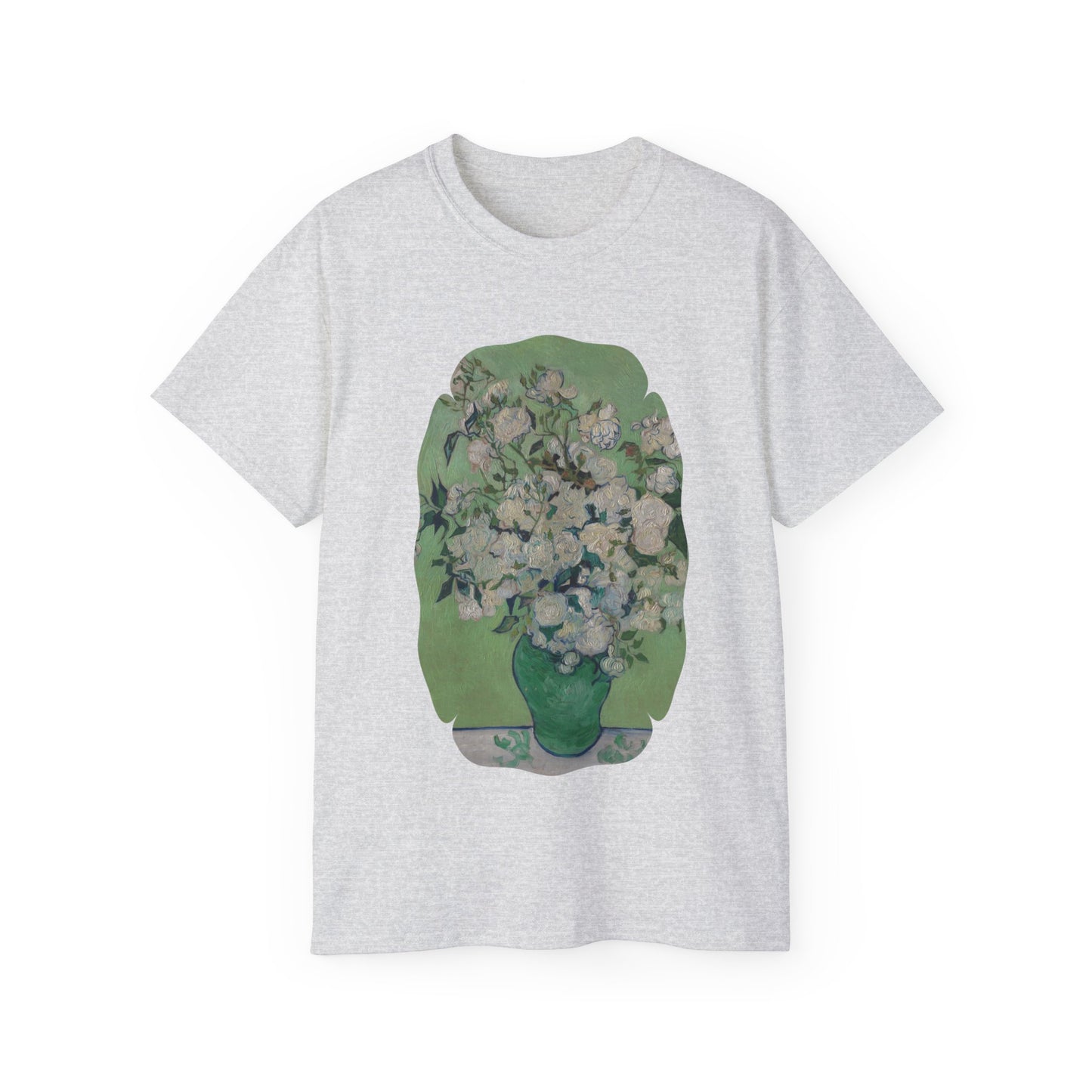 Vincent Van Gogh, Vase of Roses 1890 Ultra Cotton Tee