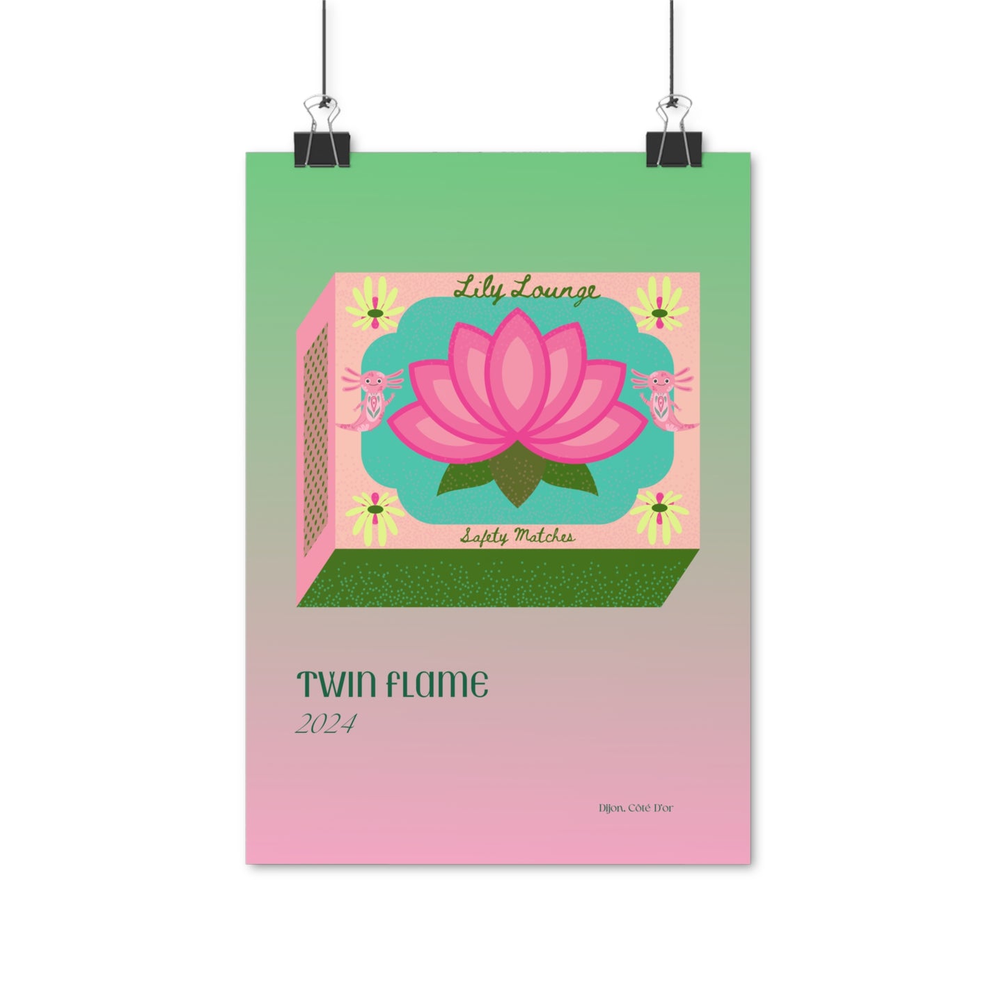 Twin Flame Vertical Posters EU