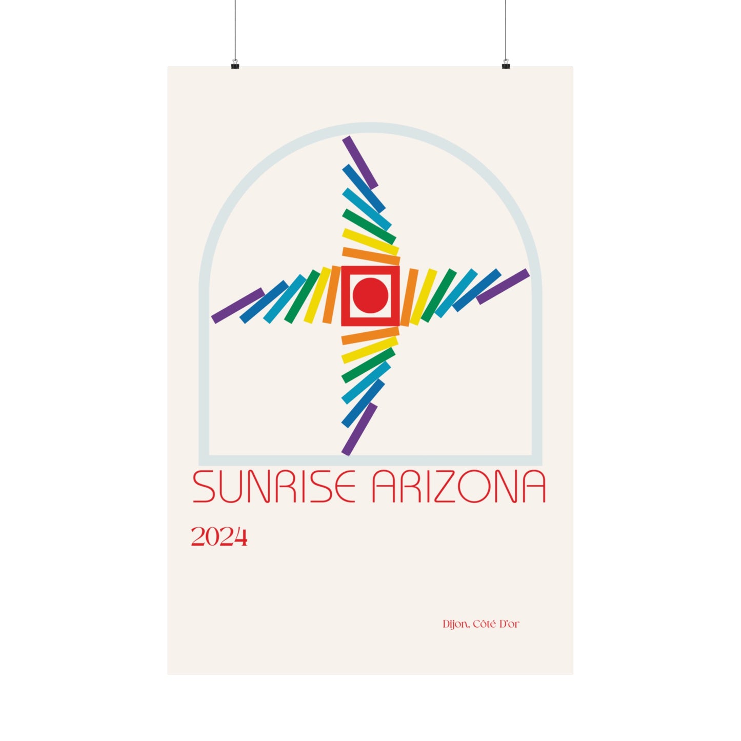 Sunrise Arizona Vertical Posters