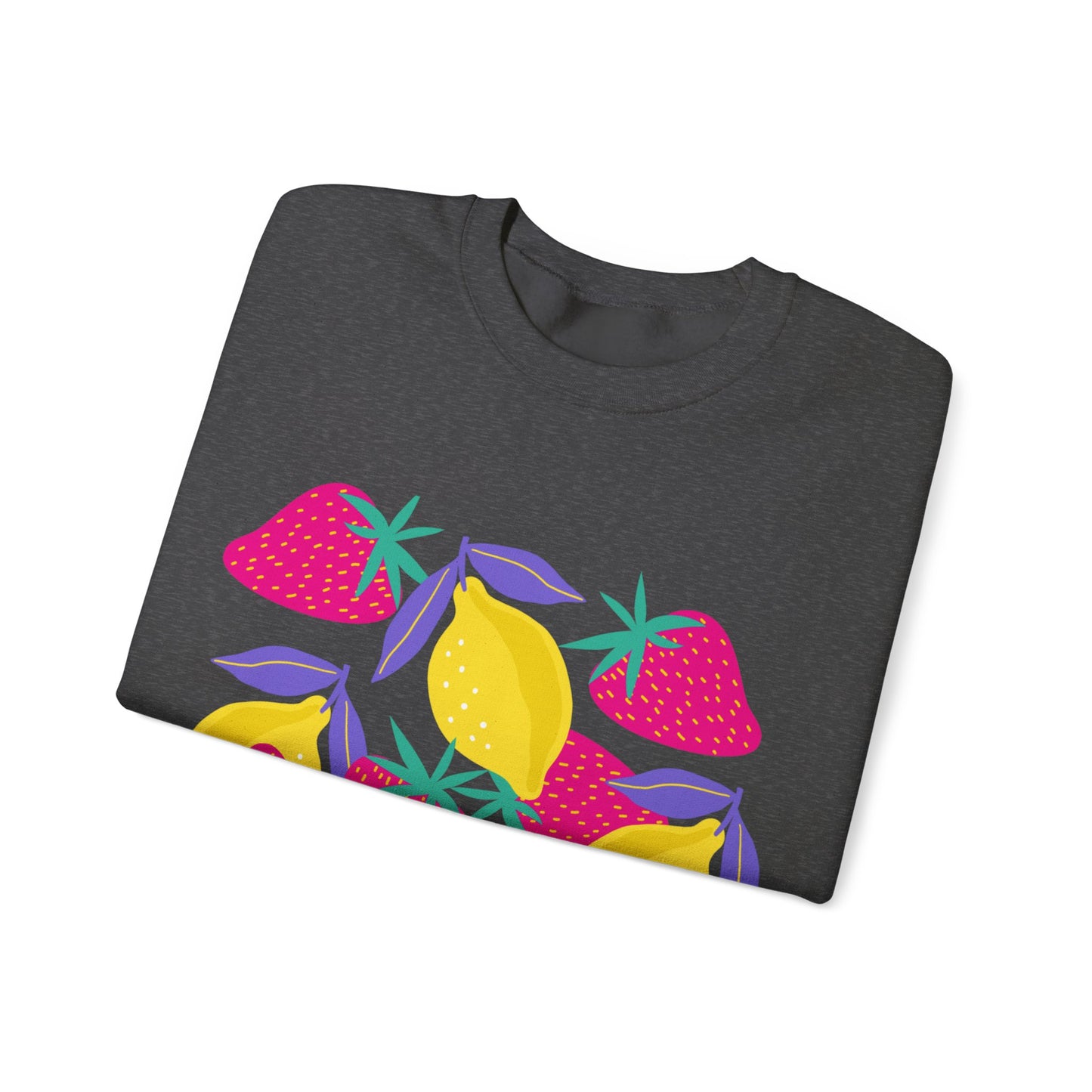 Lemons and Strawberries Unisex Heavy Blend™ Crewneck Sweatshirt EU