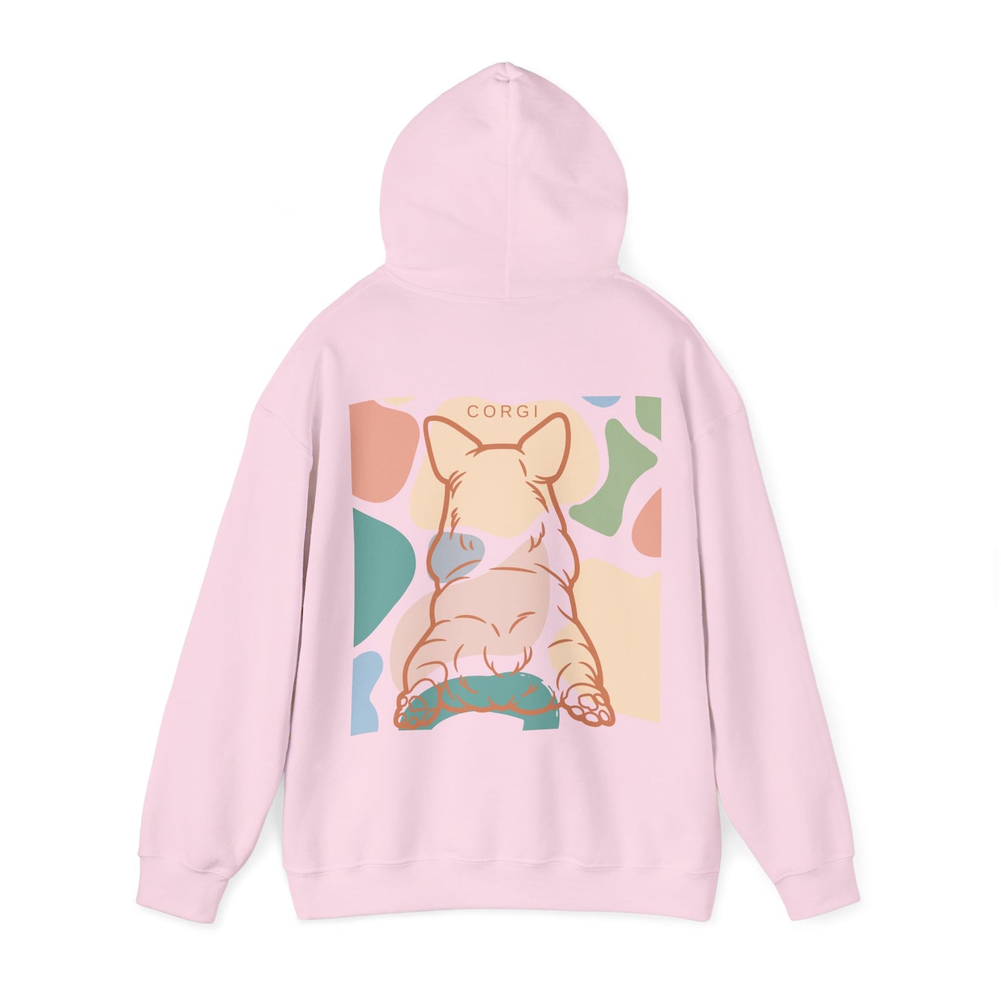 Cute Corgi Unisex Heavy Blend™ Hooded Sweatshirt  Two Sided EU