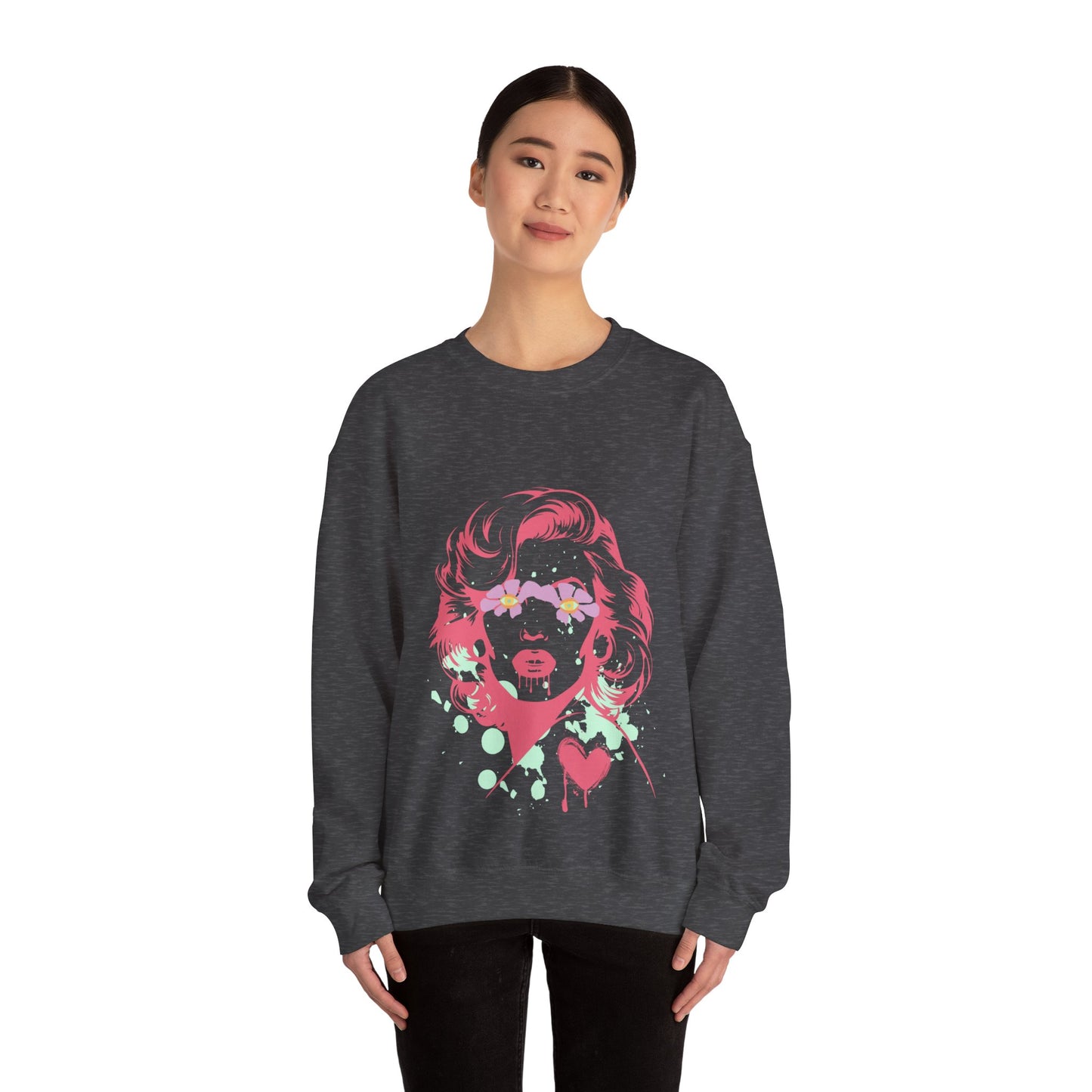 Norma Graffiti Unisex Heavy Blend™ Crewneck Sweatshirt EU