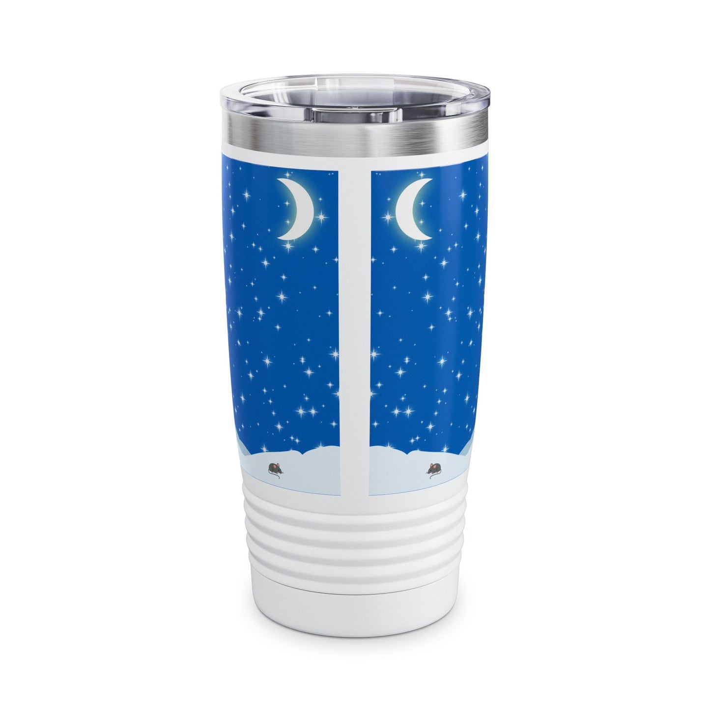 Snow Jumping Fox Ringneck Tumbler, 20oz