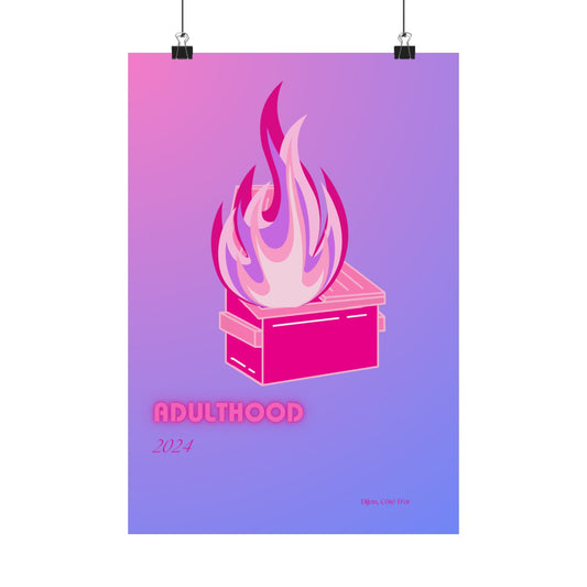 Adulthood Vertical Posters