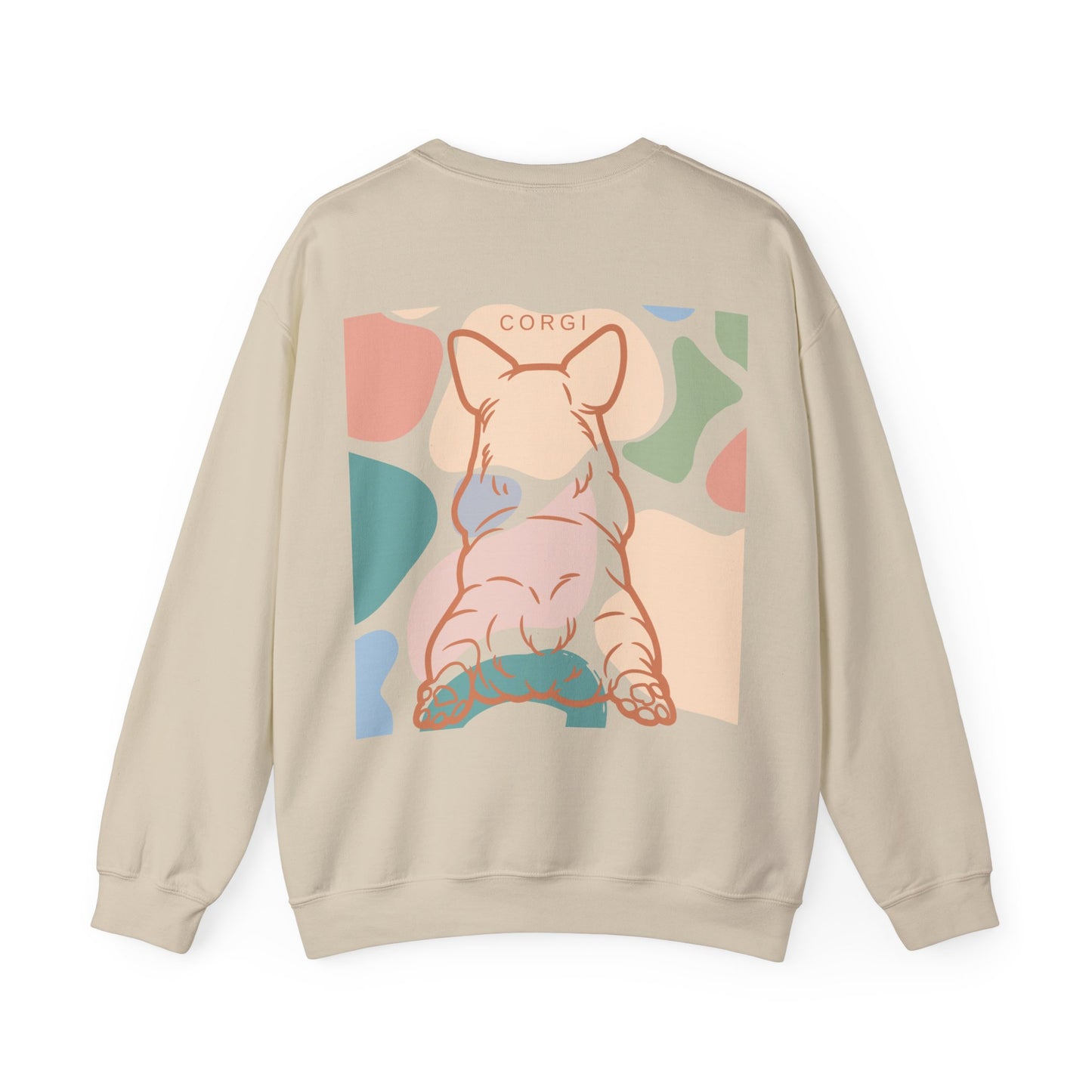 Cute Corgi Unisex Heavy Blend™ Crewneck Sweatshirt  Two Sided EU