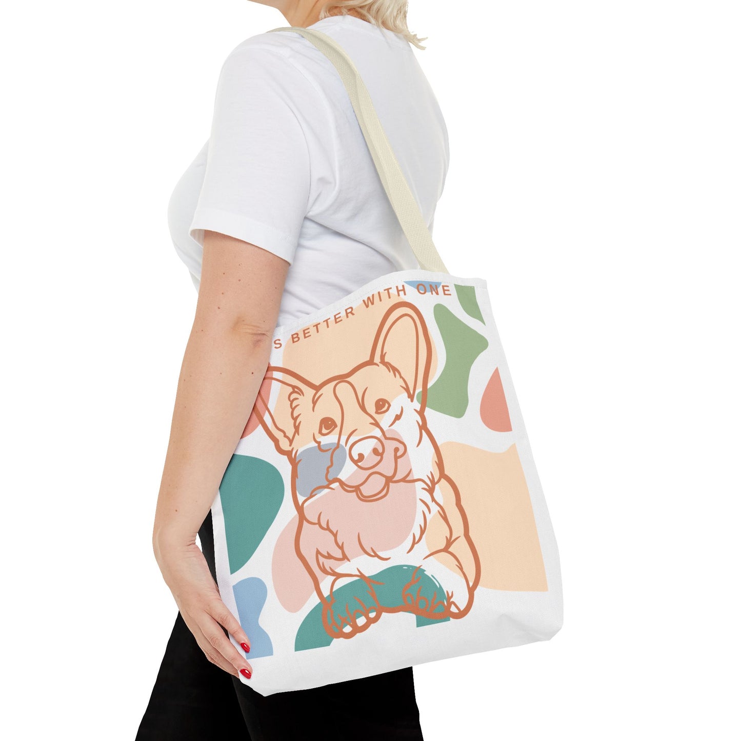 Cute Corgi Tote Bag