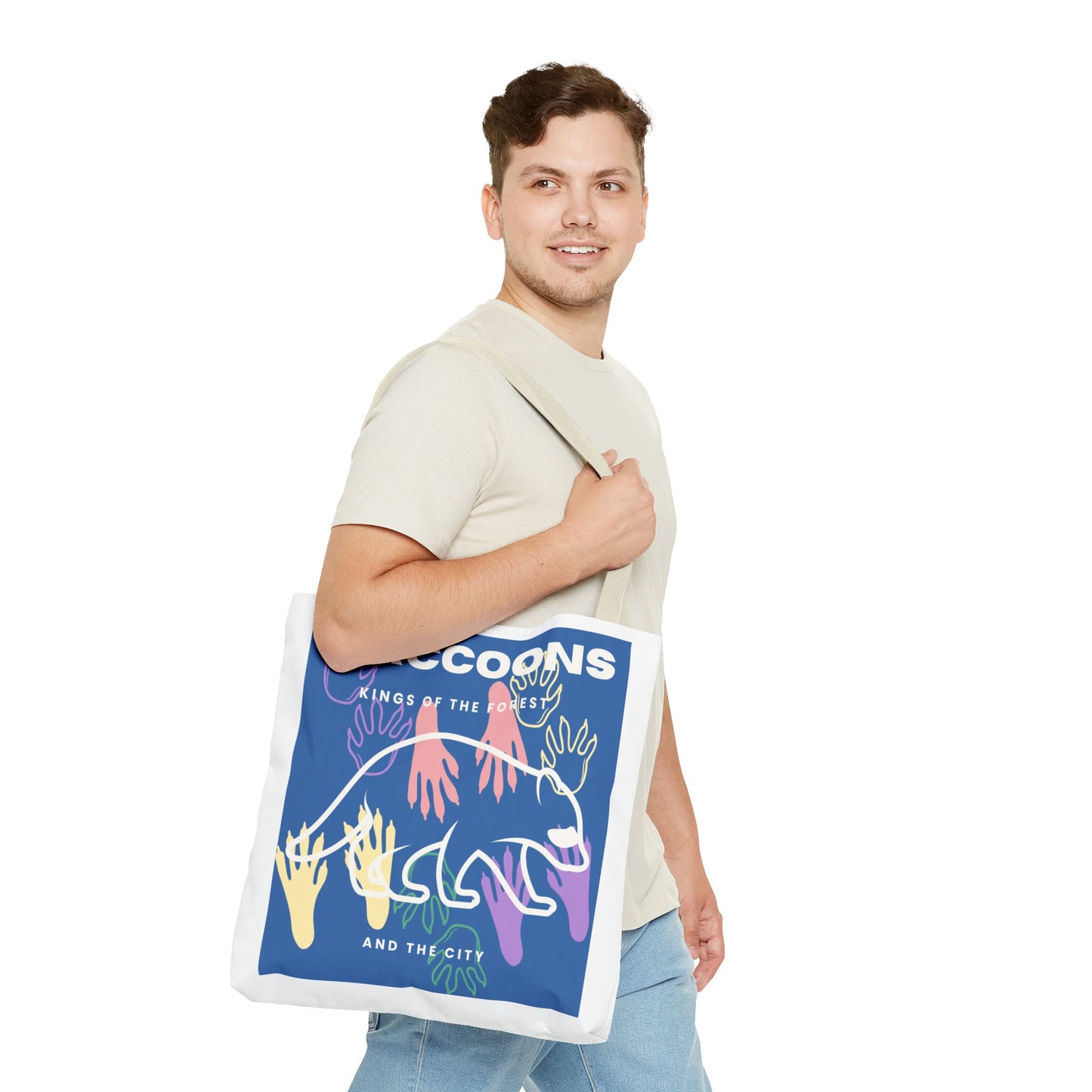 Kings of City Forest Raccoons Tote Bag