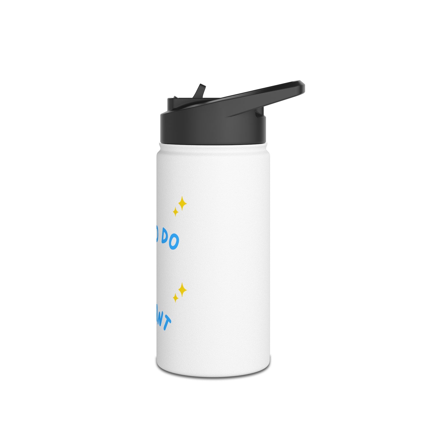 Free To Do What I Want Stainless Steel Water Bottle, Standard Lid