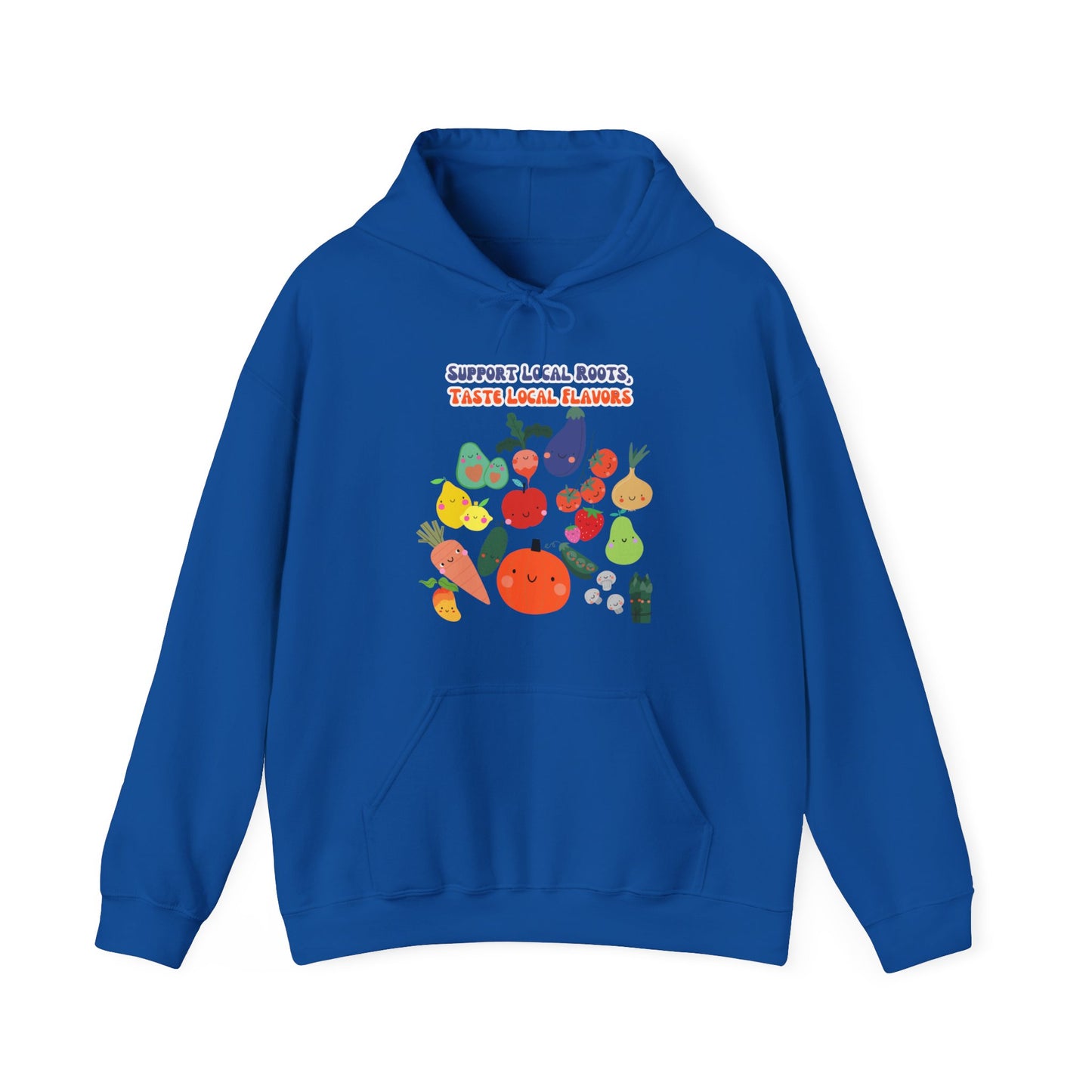 Local Roots, Local Flavors Unisex Heavy Blend™ Hooded Sweatshirt EU