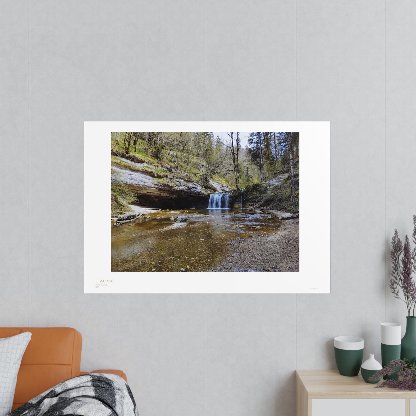 Cascade Matte Photograph Horizontal Posters EU