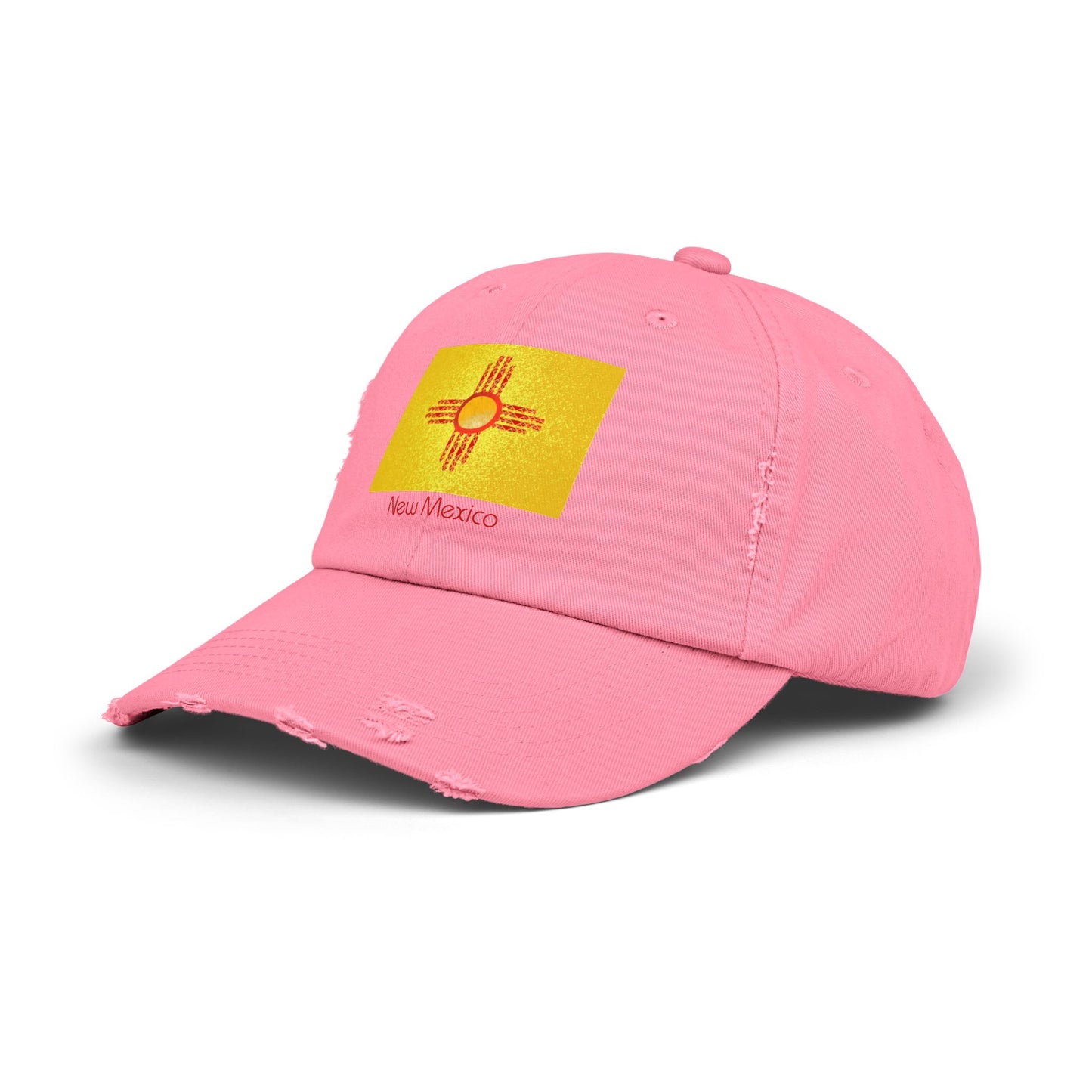 Modern New Mexico Unisex Distressed Cap