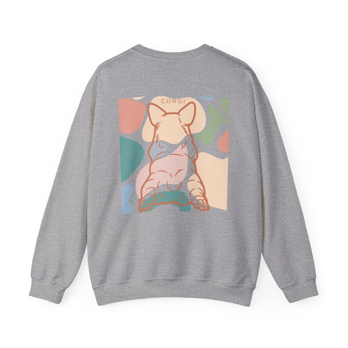 Cute Corgi Unisex Heavy Blend™ Crewneck Sweatshirt Two Sided