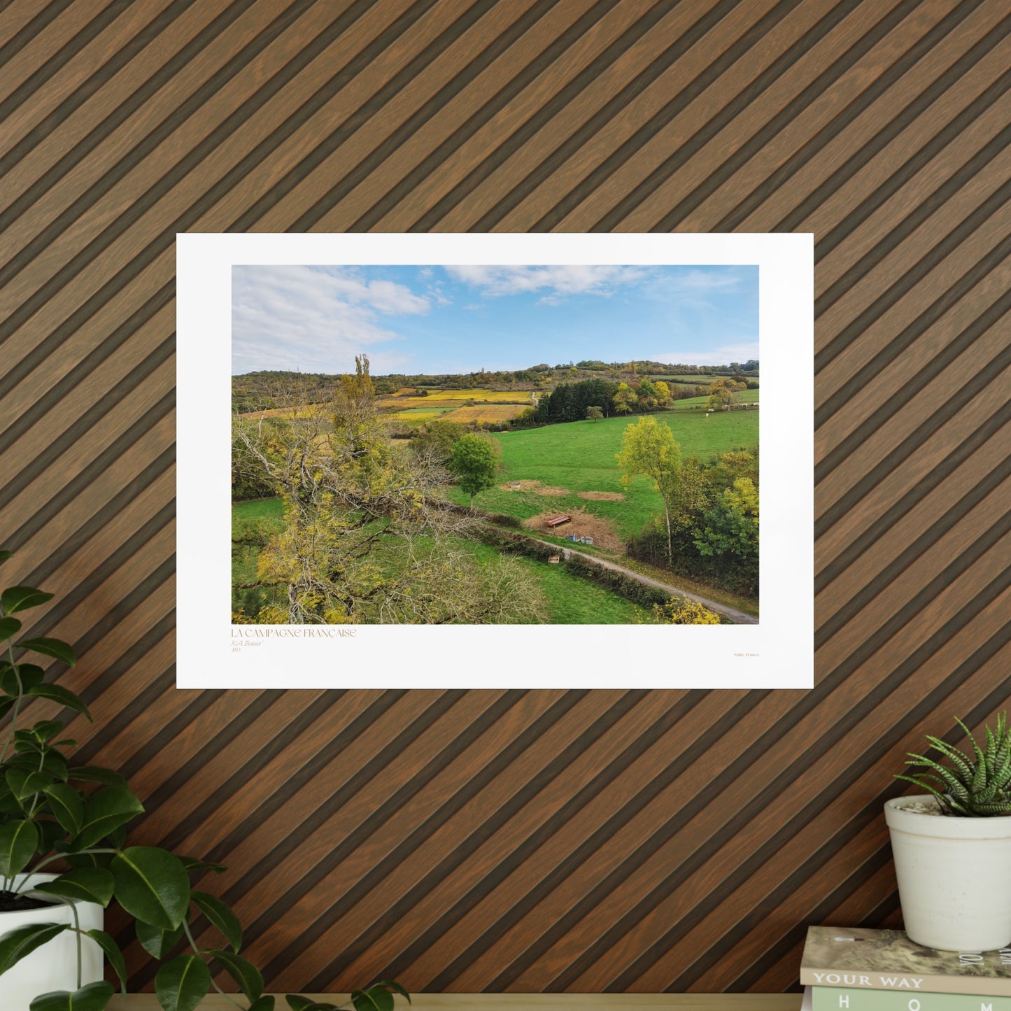 La Campagne Française Matte Photograph Horizontal Posters EU