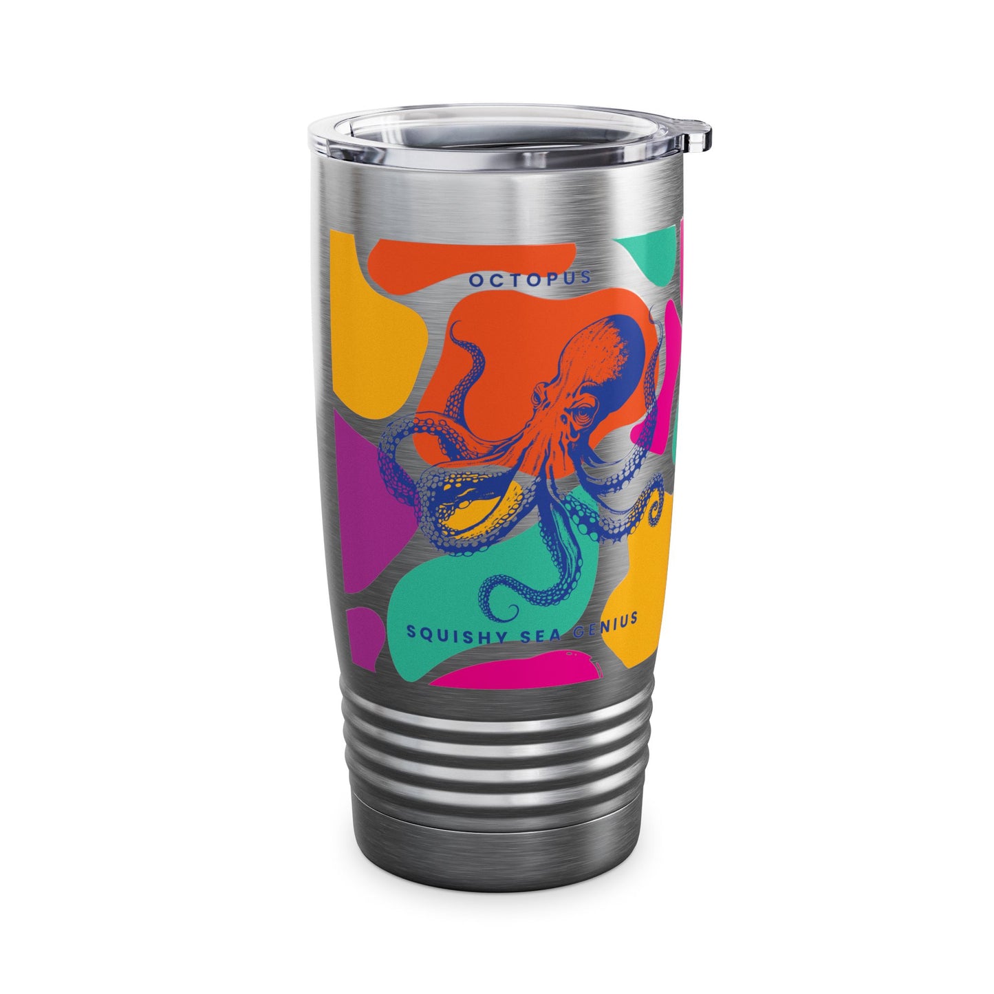 Squishy Sea Genius Octopus Ringneck Tumbler, 20oz