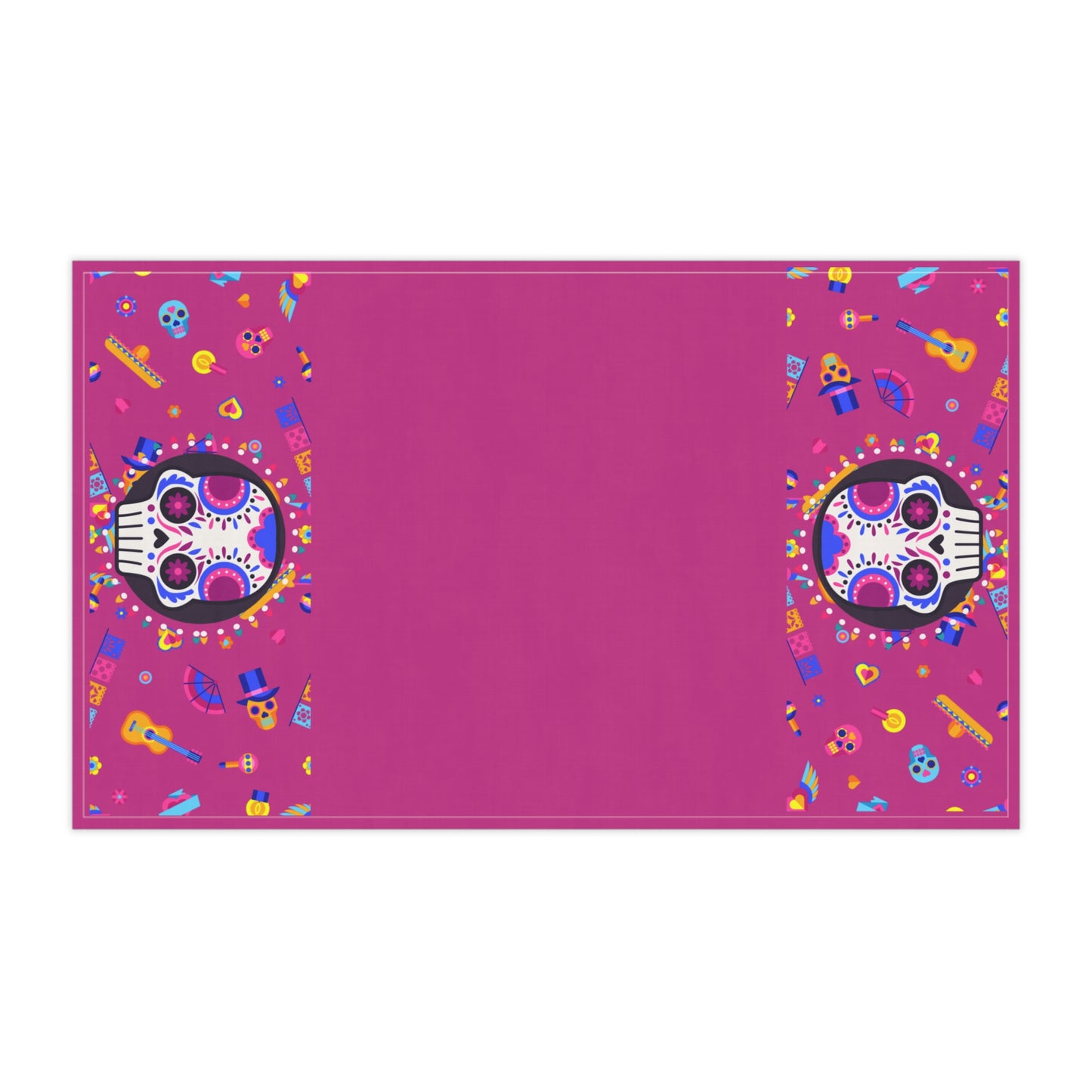 Candy Skull Pink Towels cotton