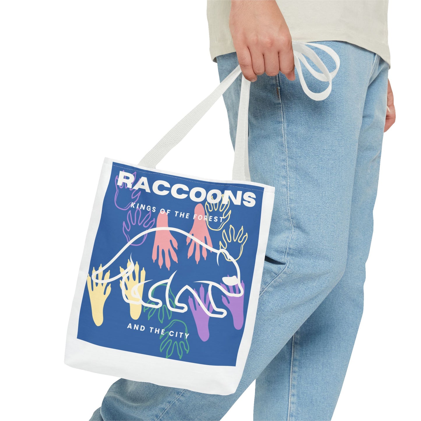 Kings of City Forest Raccoons Tote Bag