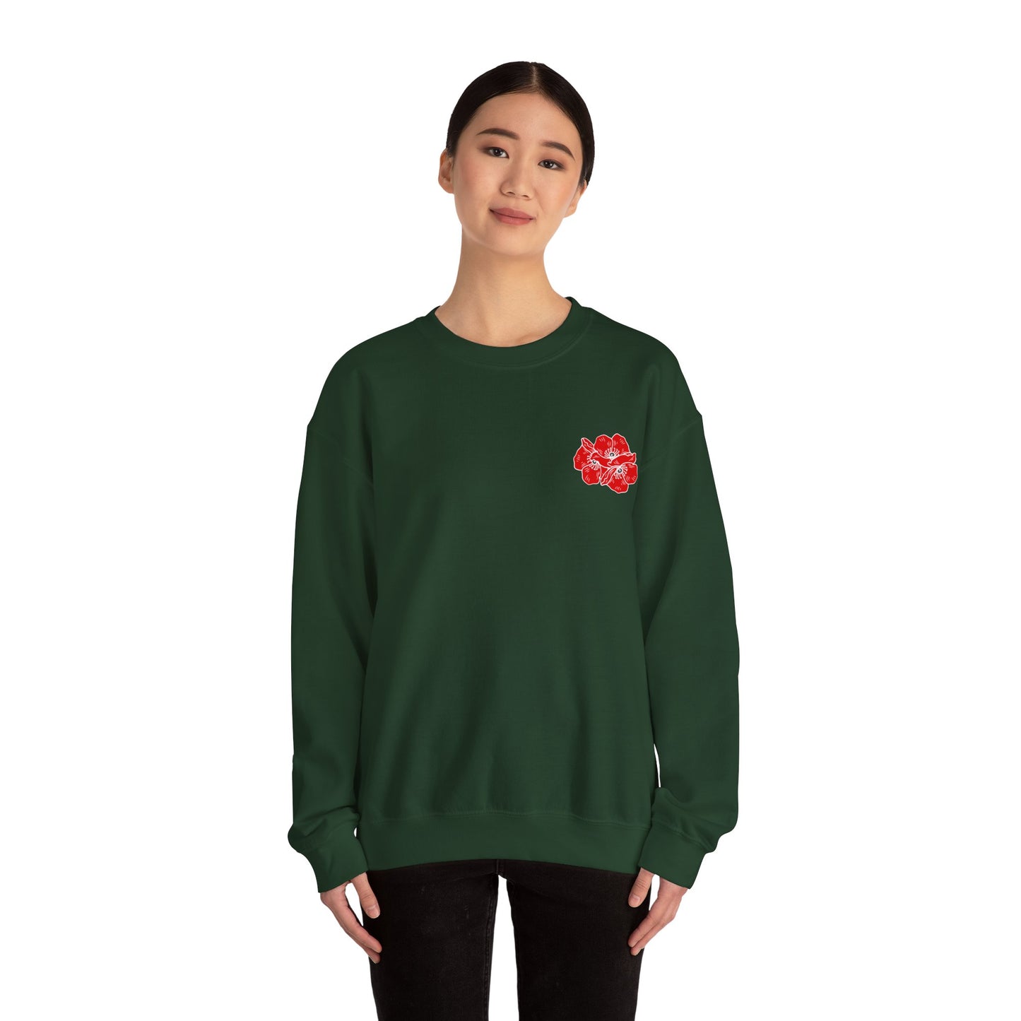 Poppies Unisex Heavy Blend™ Crewneck Sweatshirt EU