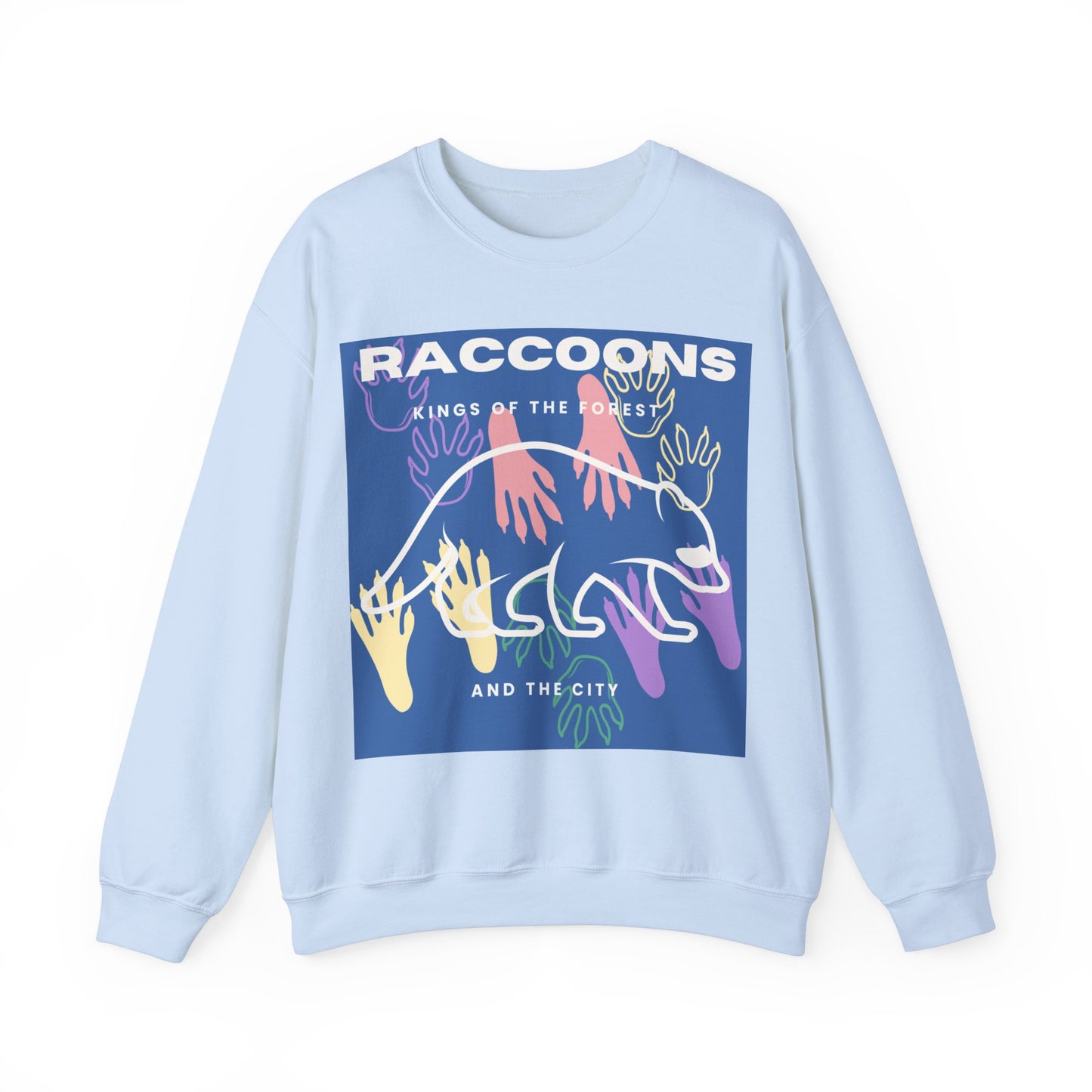 Kings of City Forest Raccoons Unisex Heavy Blend™ Crewneck Sweatshirt EU