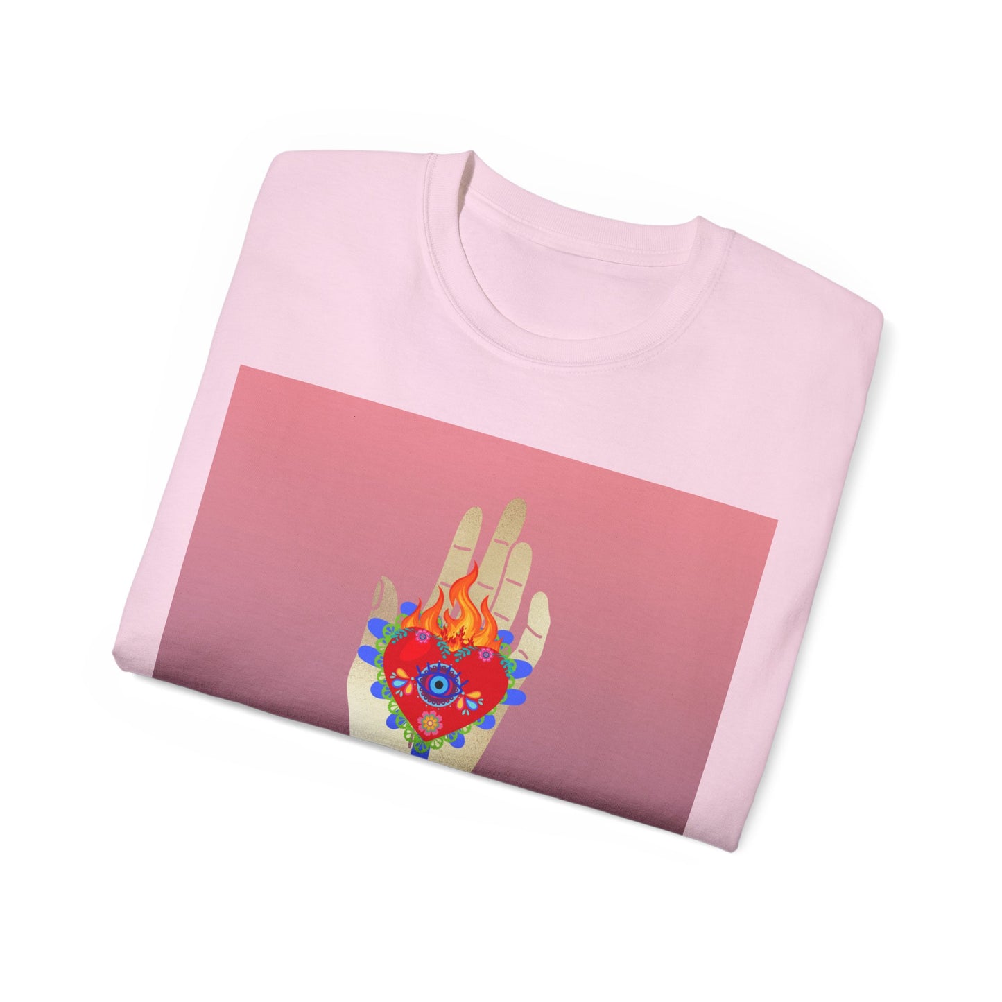 Passions Burning Heart Illustration Ultra Cotton Tee