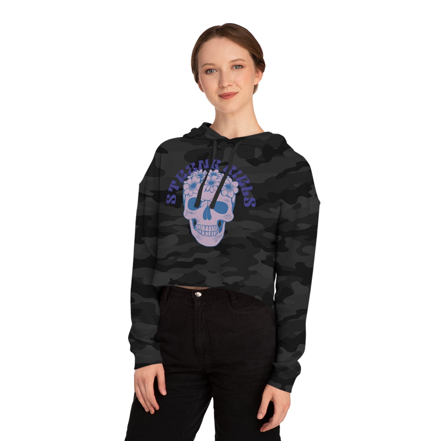 Strange Girls Women’s Cropped Hooded Sweatshirt