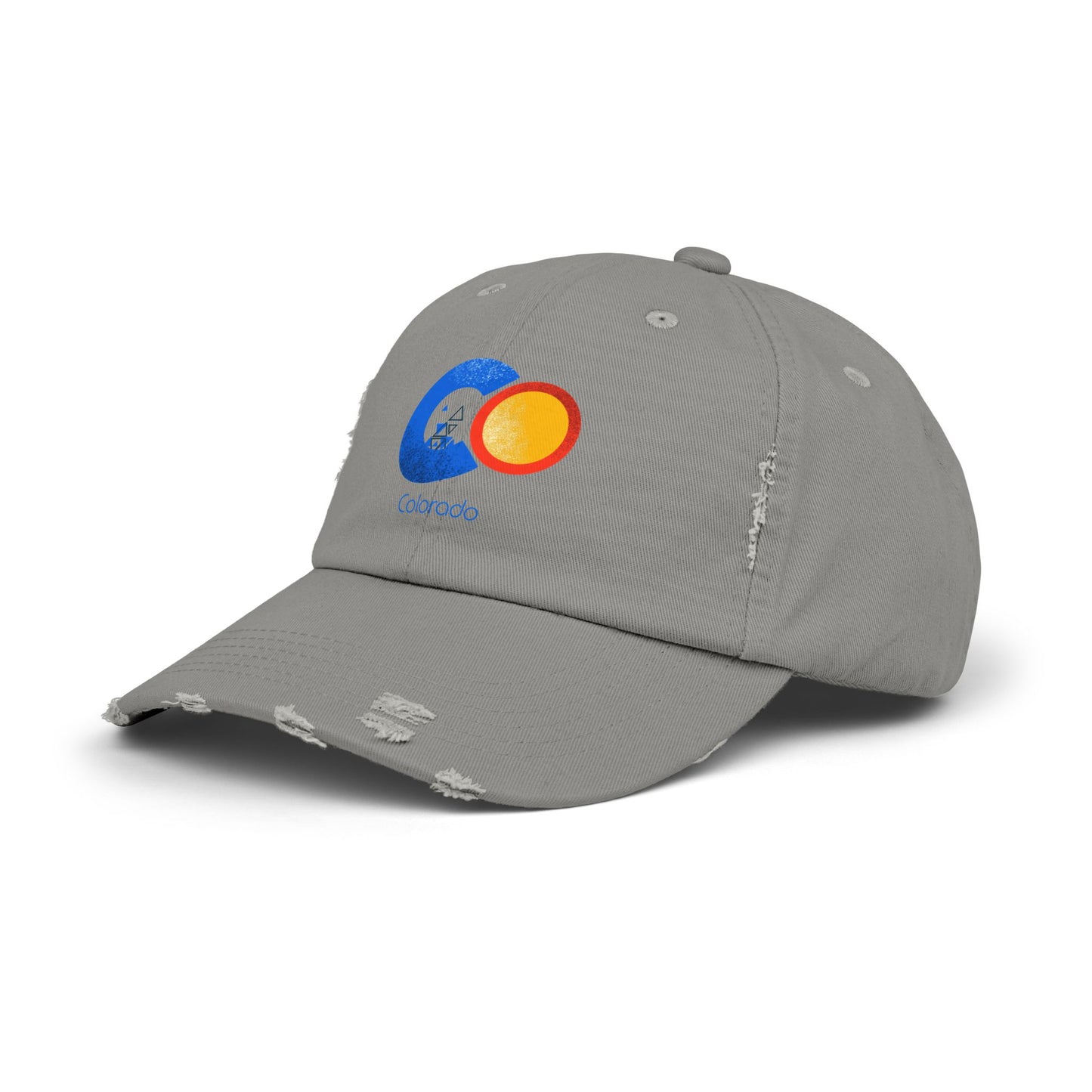 Modern Colorado Unisex Distressed Cap