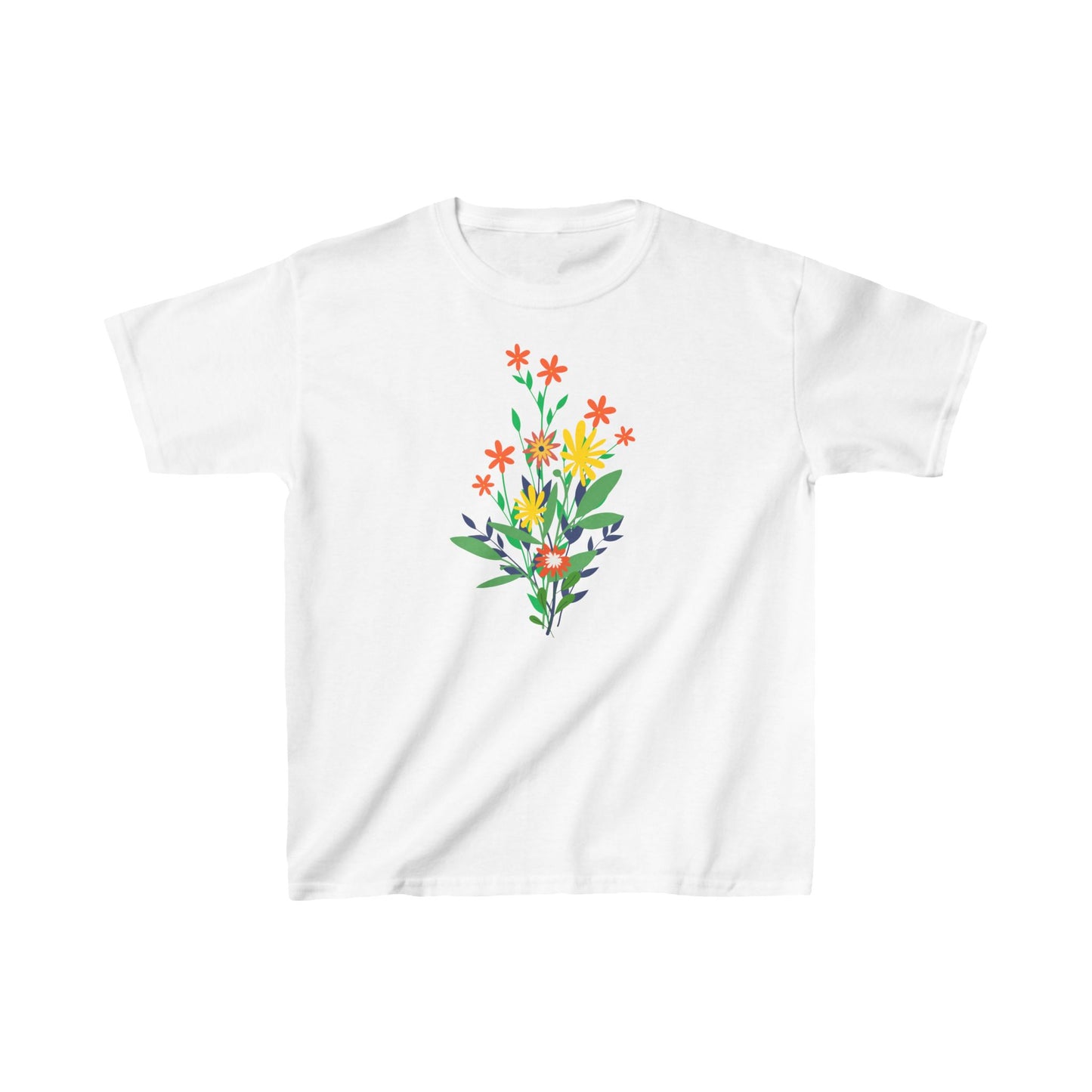 Summer Flowers Kids Heavy Cotton™ Tee