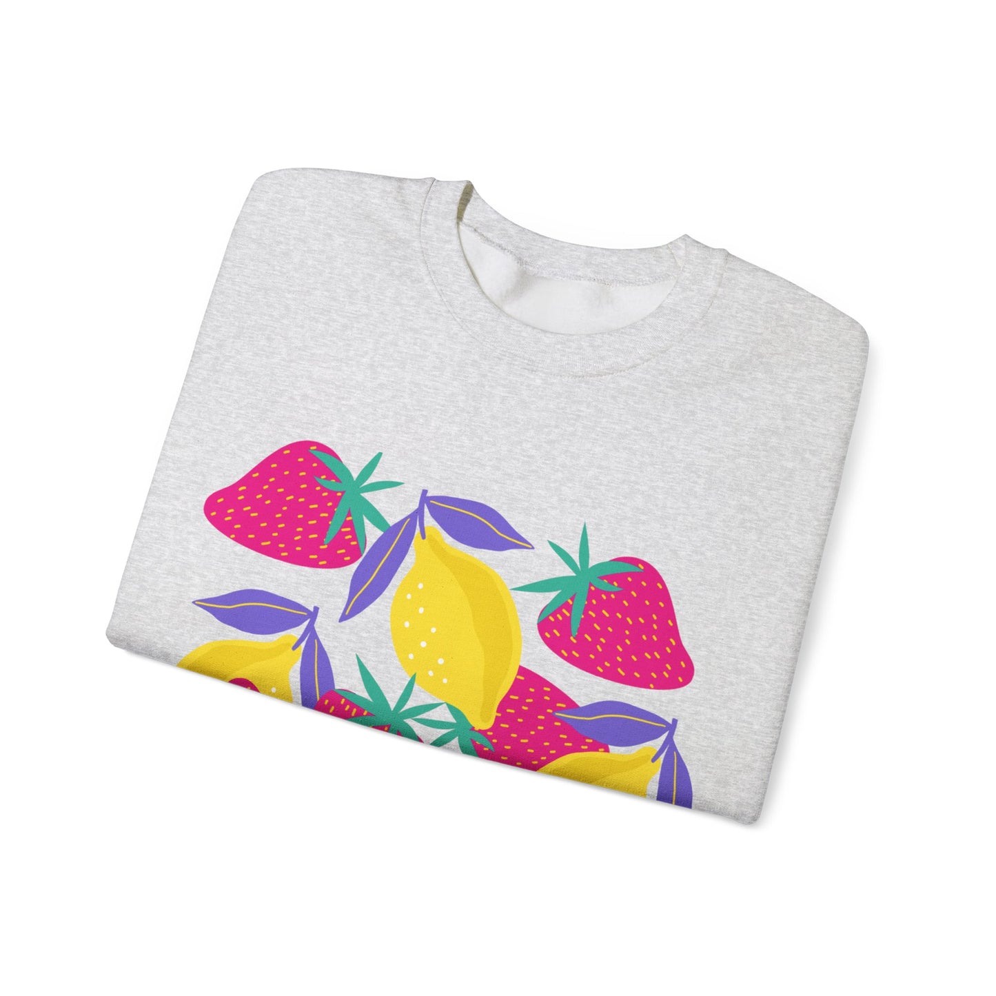 Lemons and Strawberries Unisex Heavy Blend™ Crewneck Sweatshirt EU