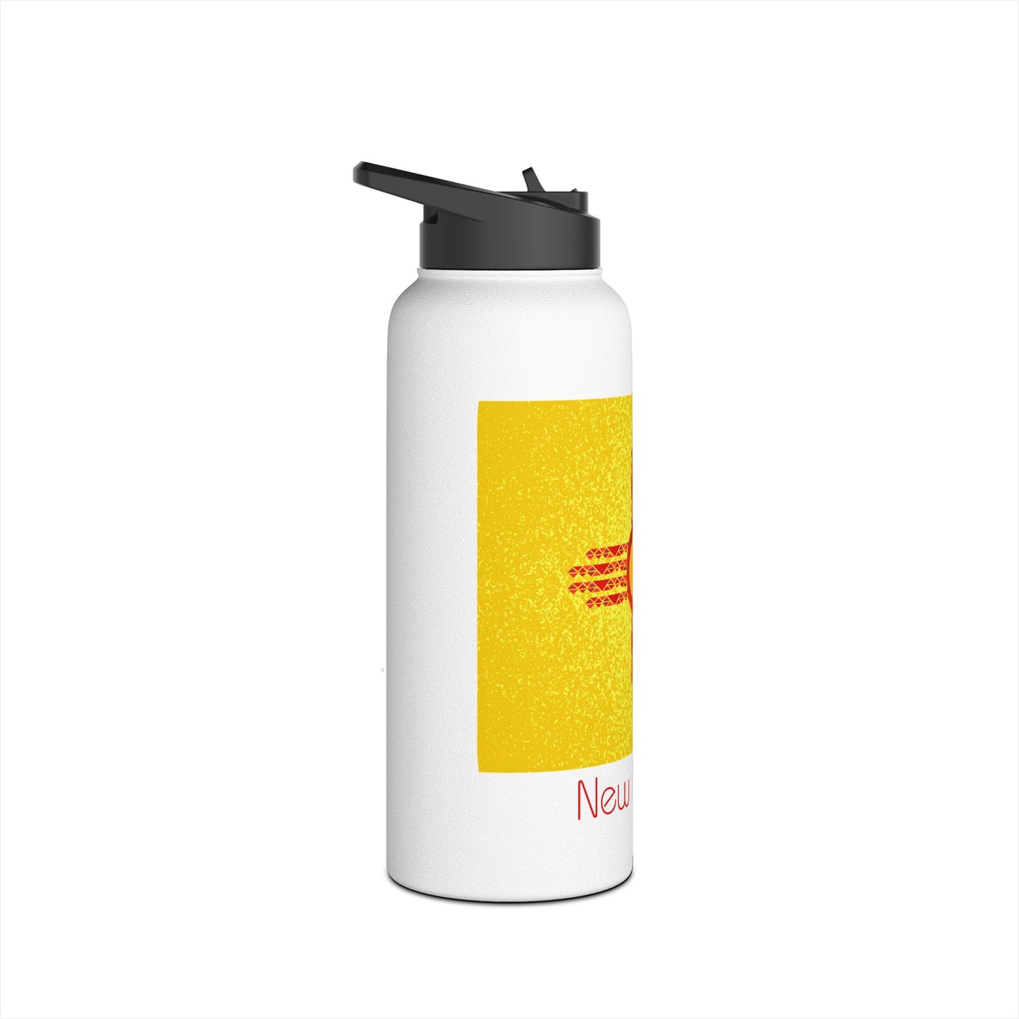 Modern New Mexico Stainless Steel Water Bottle, Standard Lid