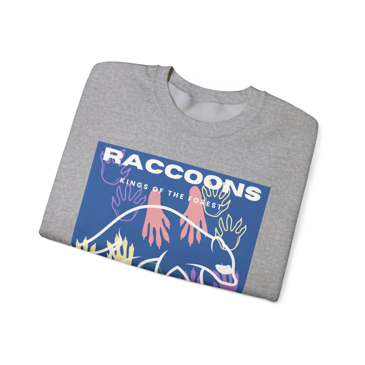 Kings of City Forest Raccoons Unisex Heavy Blend™ Crewneck Sweatshirt