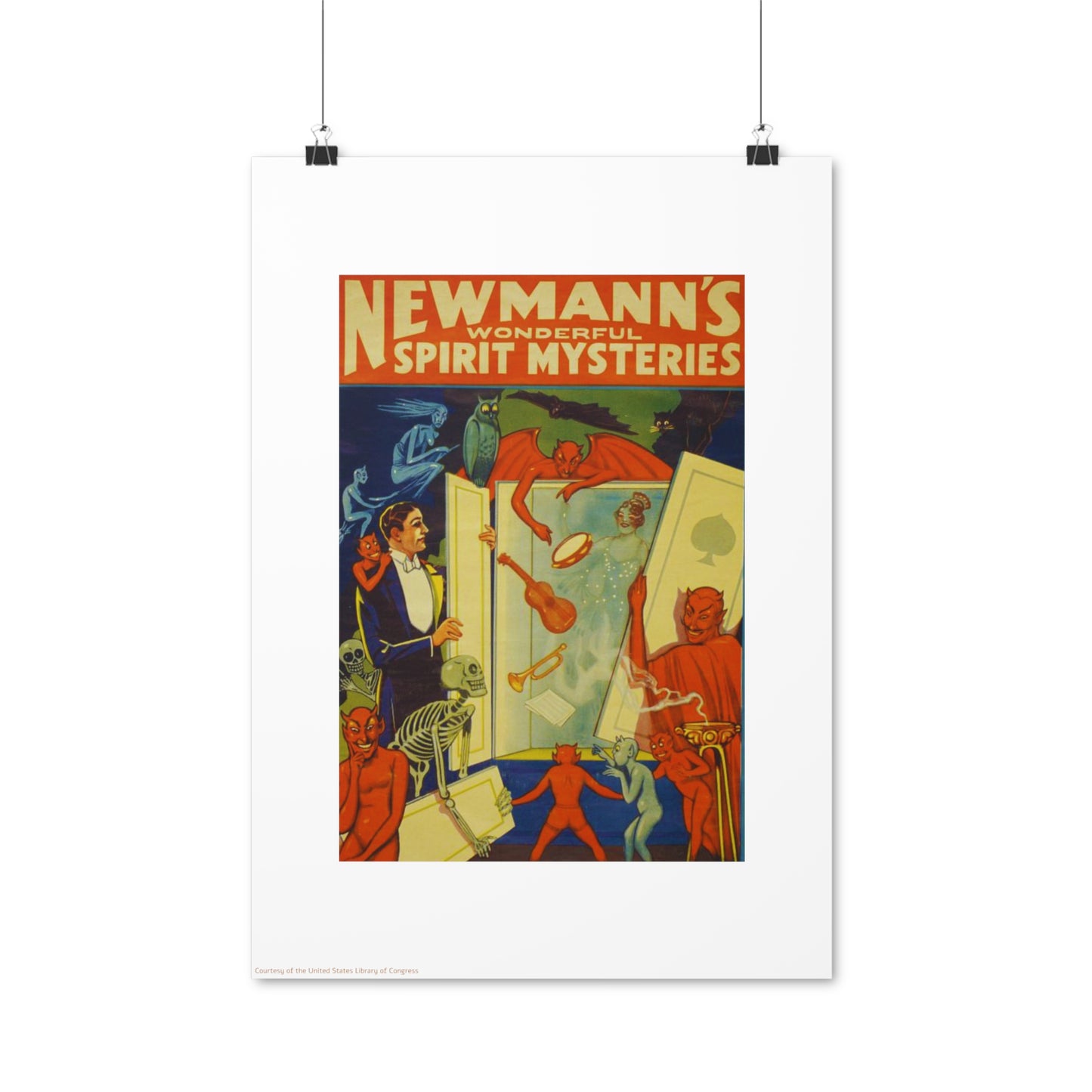 Halloween Spirit Mysteries Illustration Vertical Poster EU