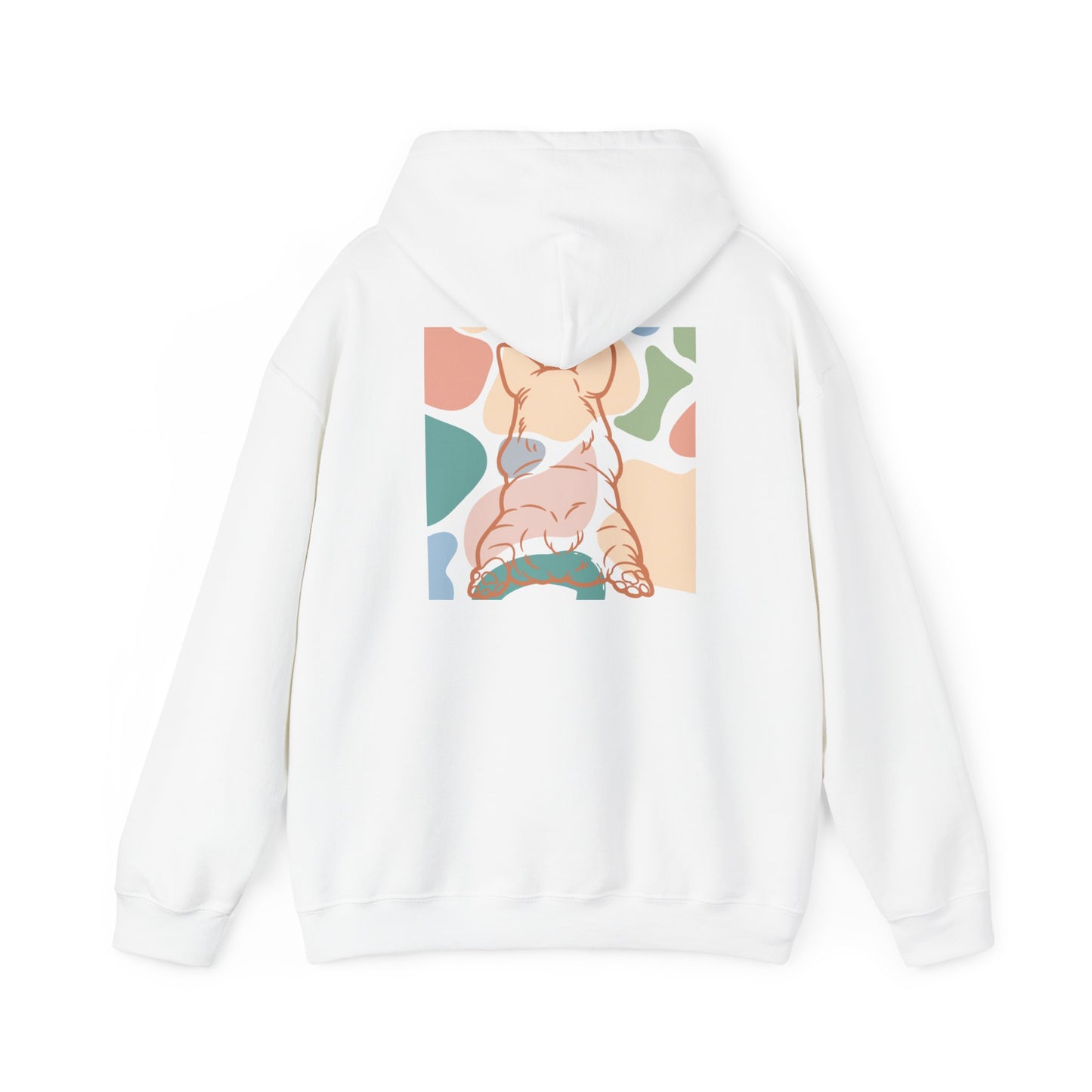 Sudadera unisex con capucha y mezcla pesada de dos caras de Corgi