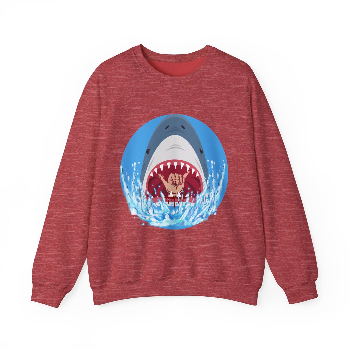 Surfin' Shark Unisex Heavy Blend™ Crewneck Sweatshirt